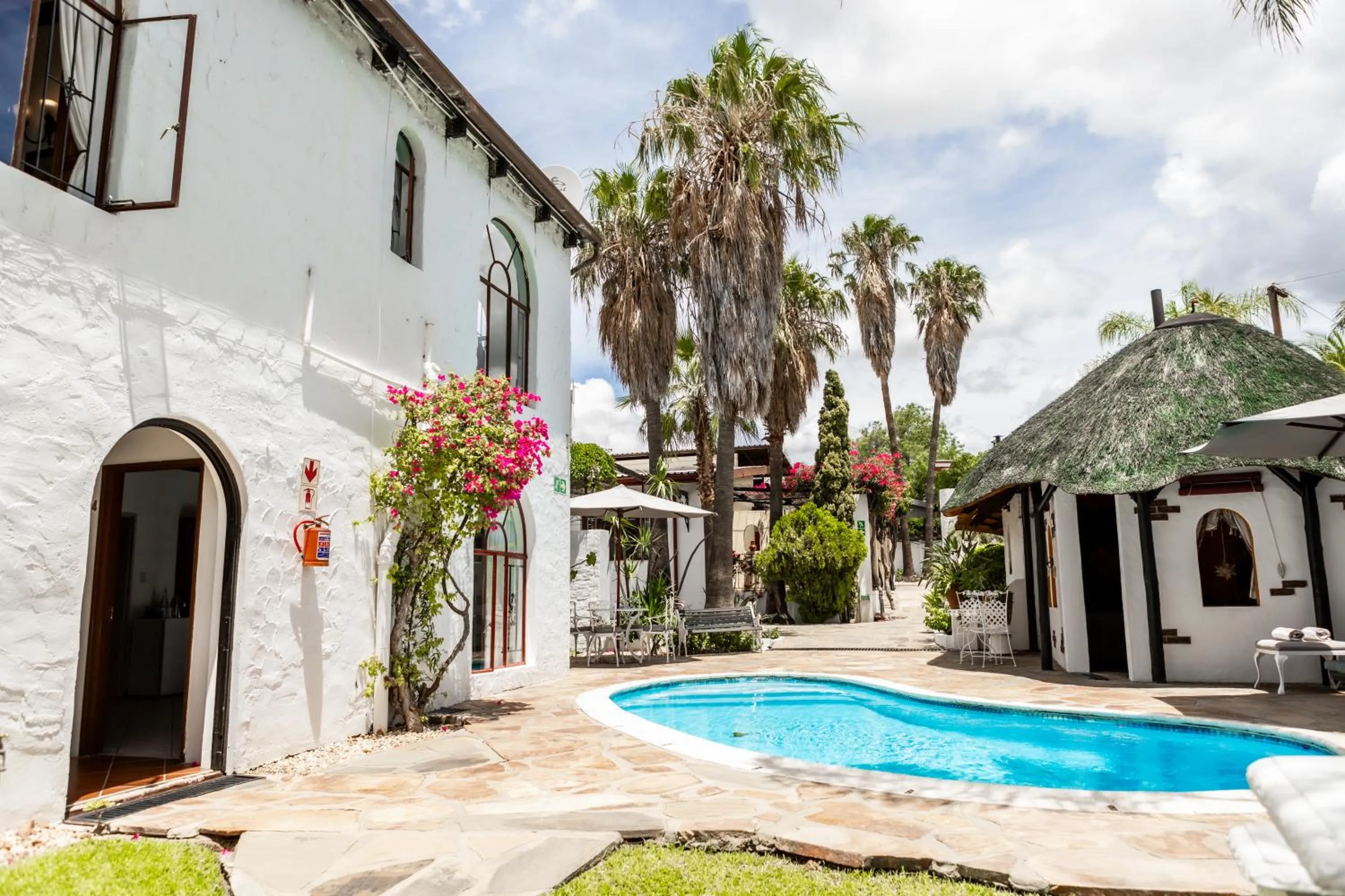 Swimming pool in Casa Blanca Boutique Hotel Pension