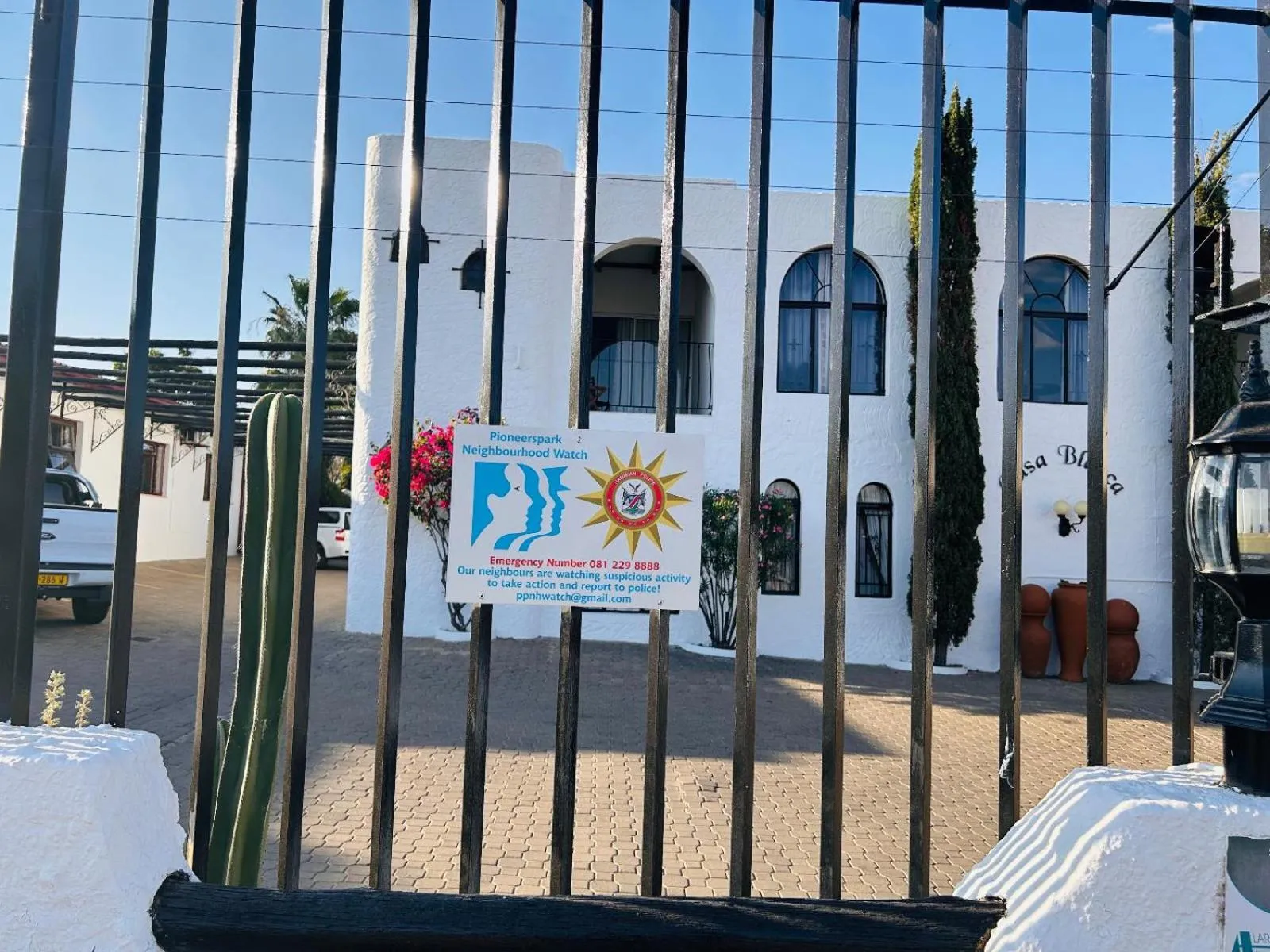 Facade/entrance in Casa Blanca Boutique Hotel