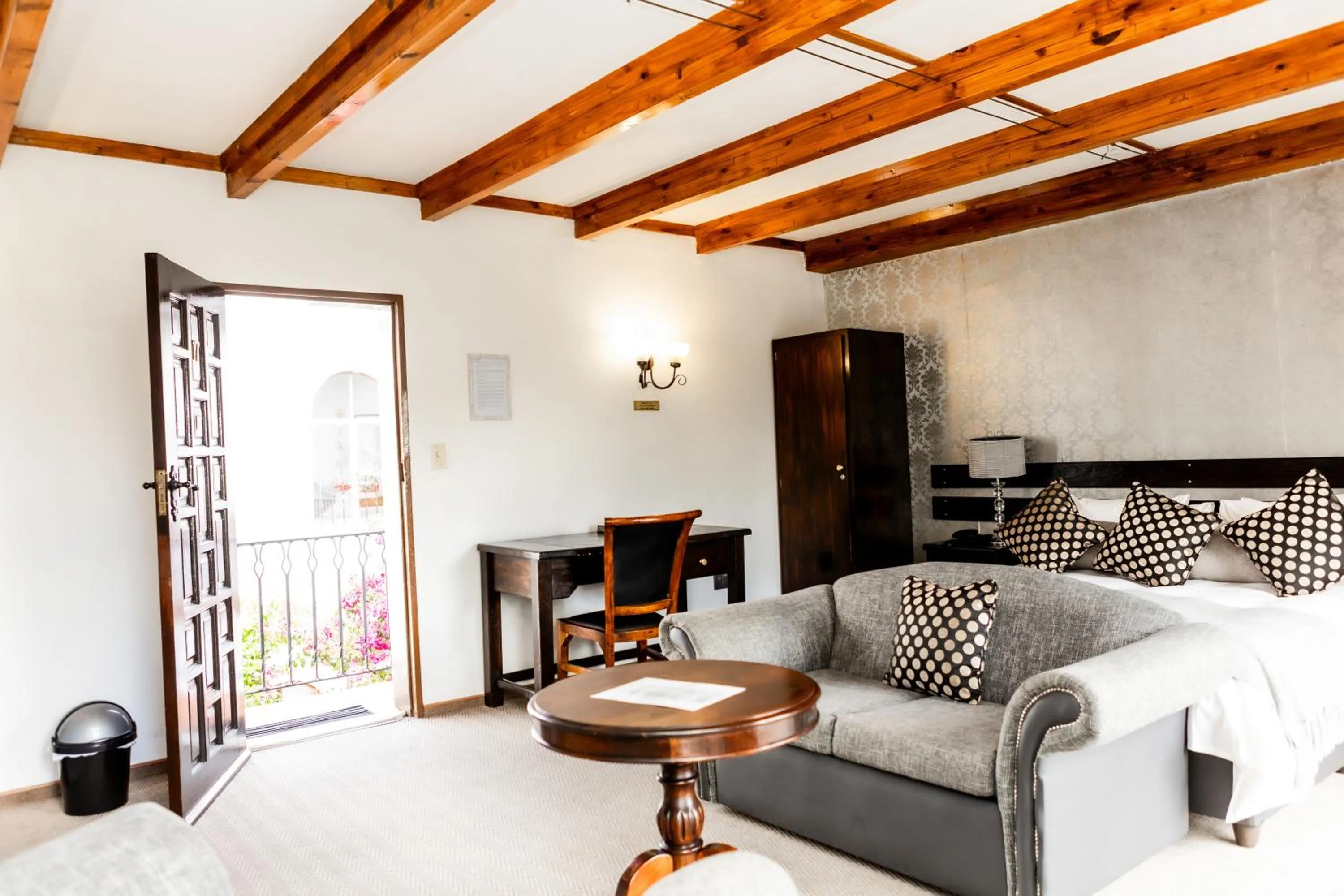 Seating area in Casa Blanca Boutique Hotel