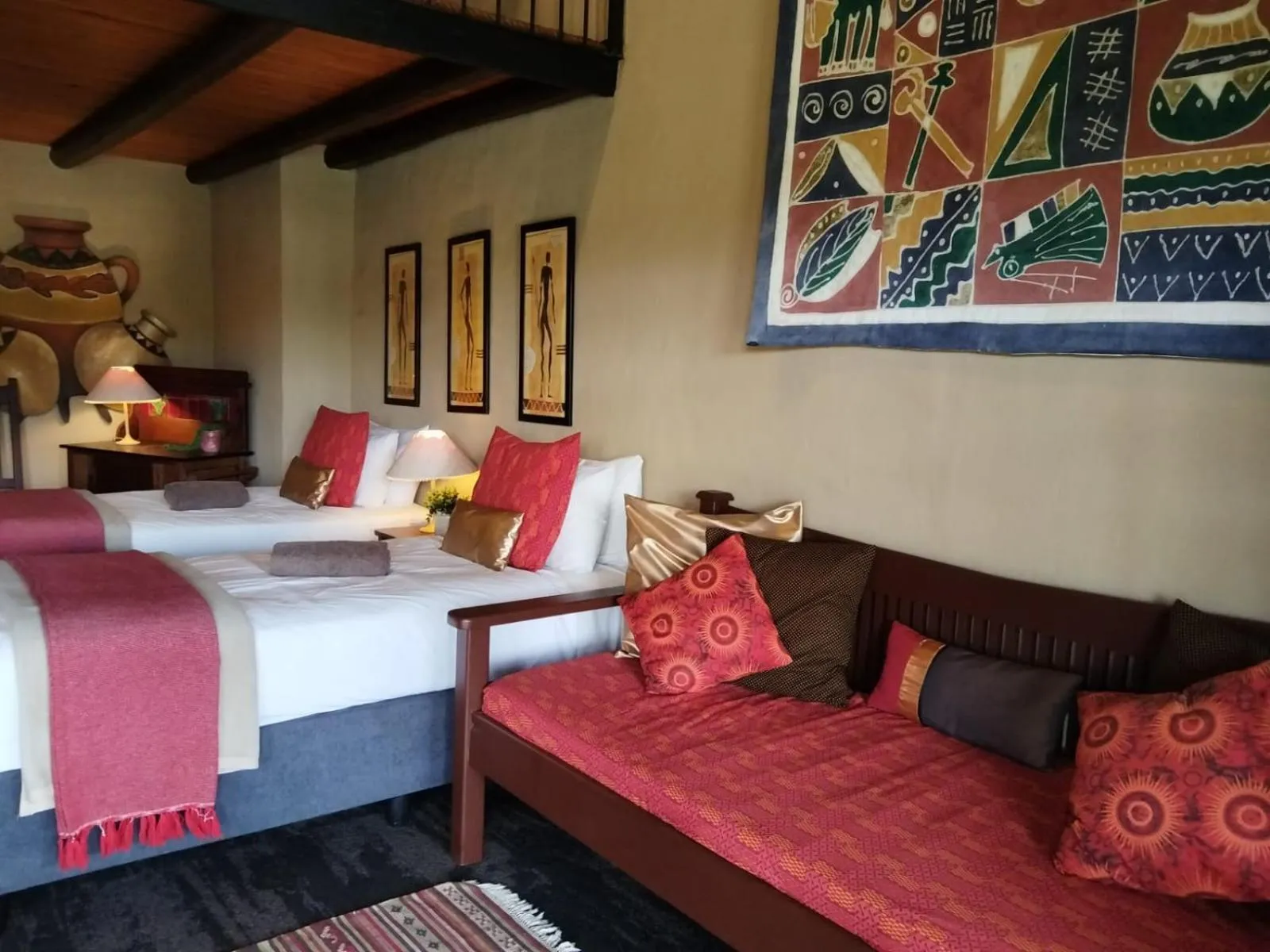 Bed in Ascot Bush Lodge