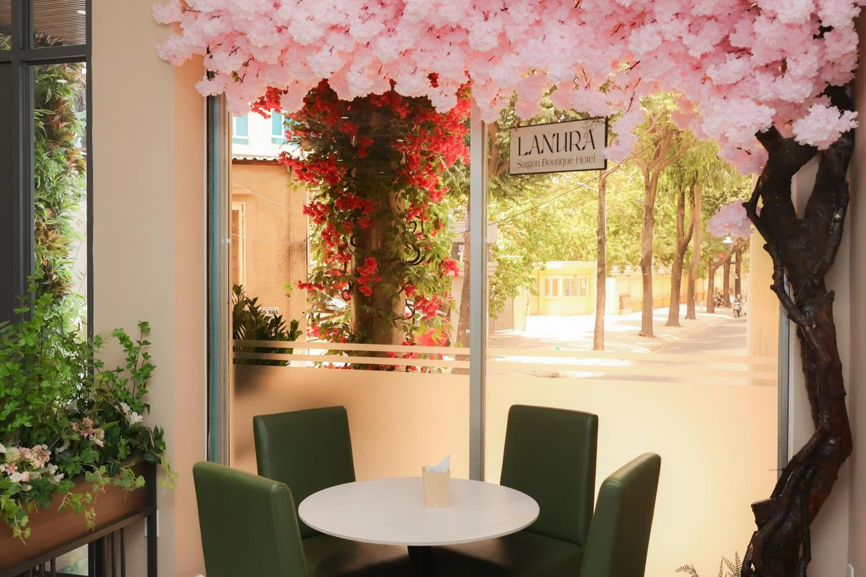 Seating area in Lanura Saigon Boutique Hotel