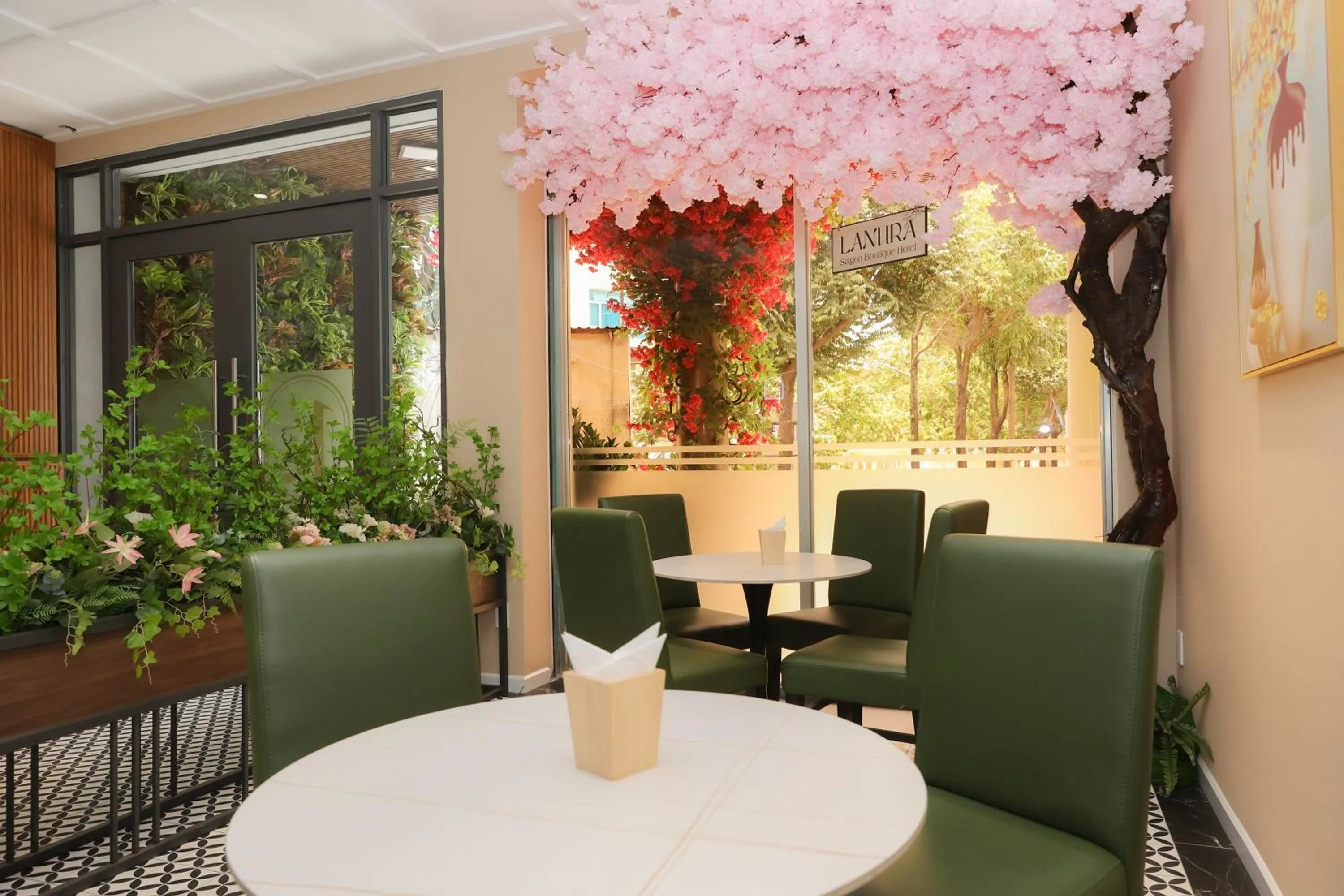 Seating area in Lanura Saigon Boutique Hotel
