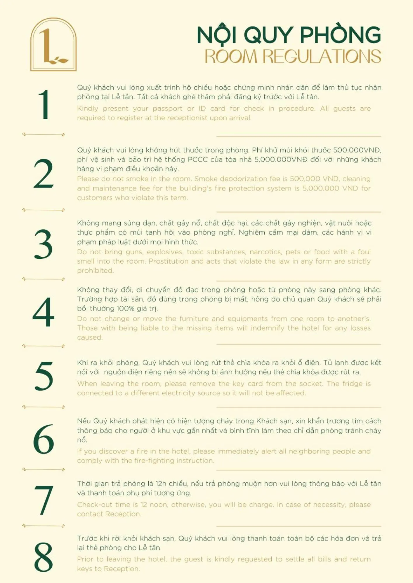 Property building in Lanura Saigon Boutique Hotel