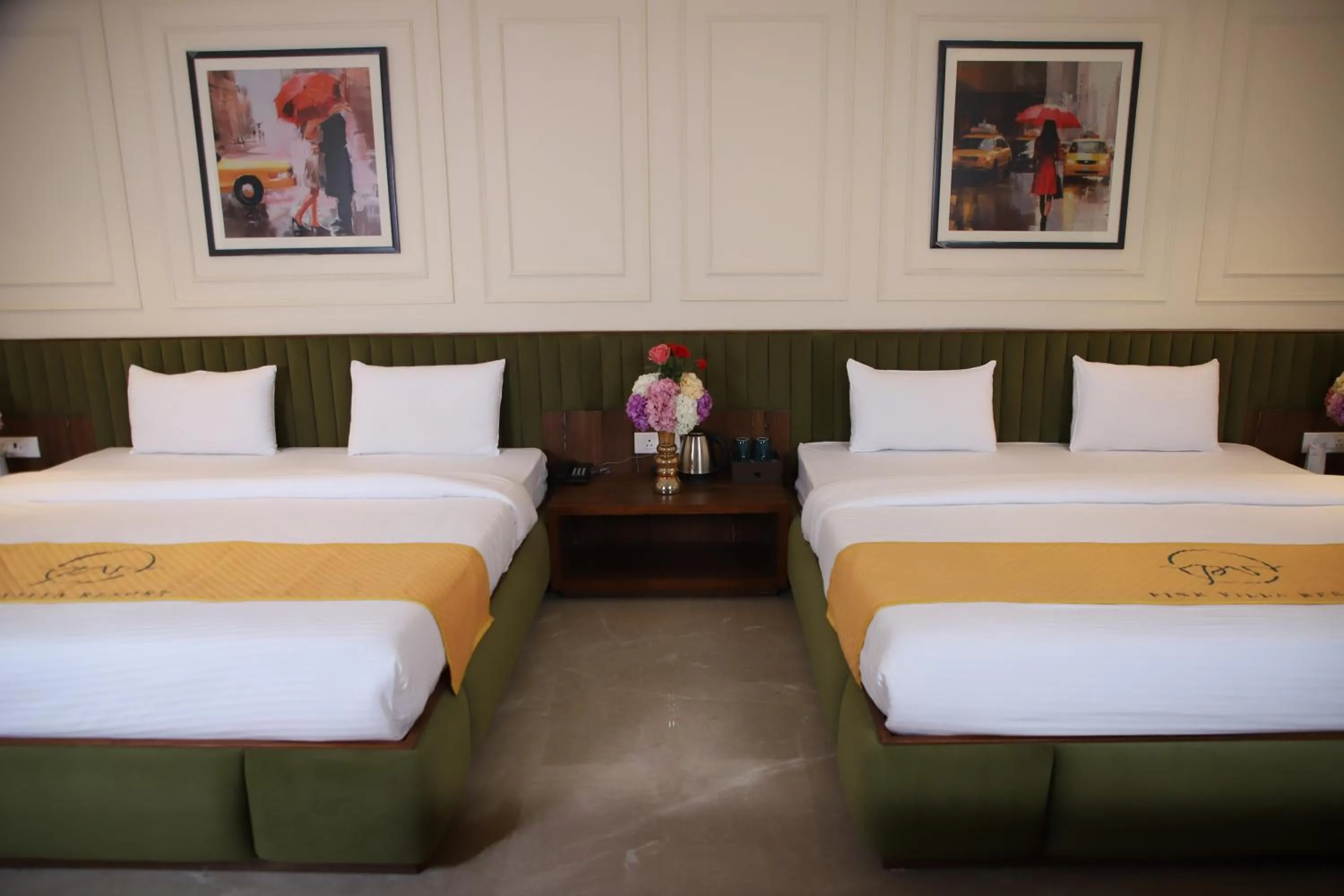 Bedroom in Pink Villa Boutique Hotel