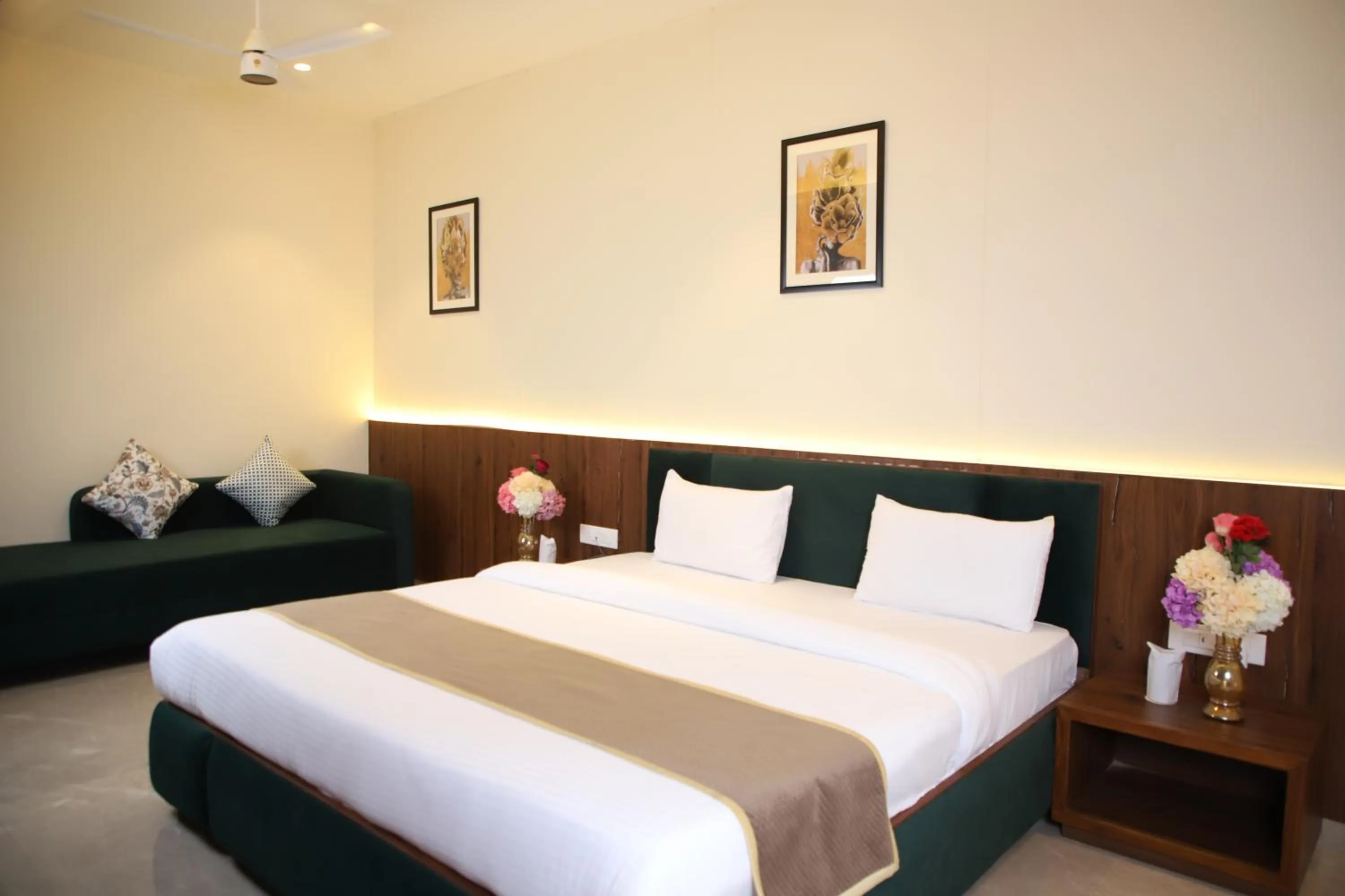 Bedroom in Pink Villa Boutique Hotel