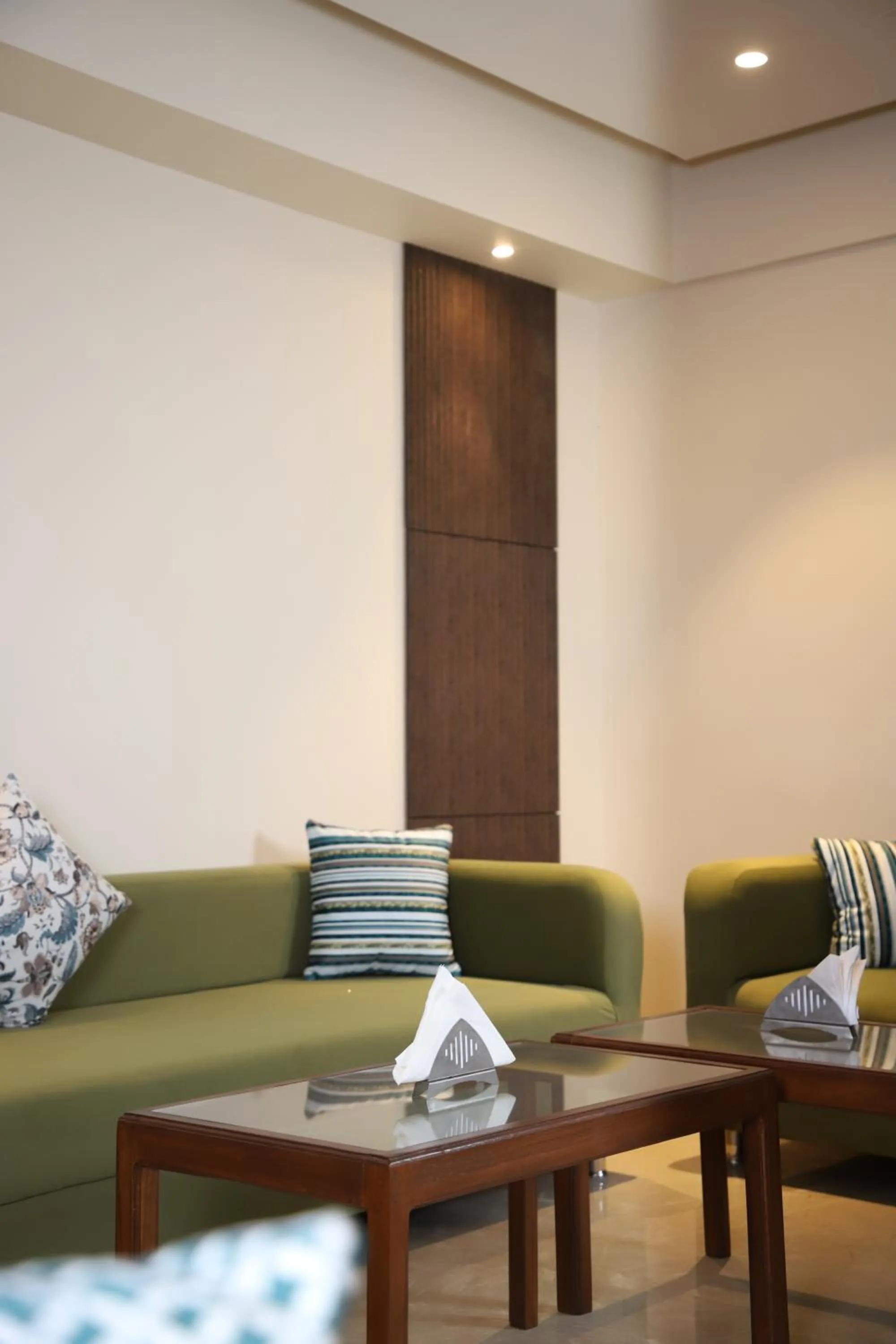 Seating area in Pink Villa Boutique Hotel