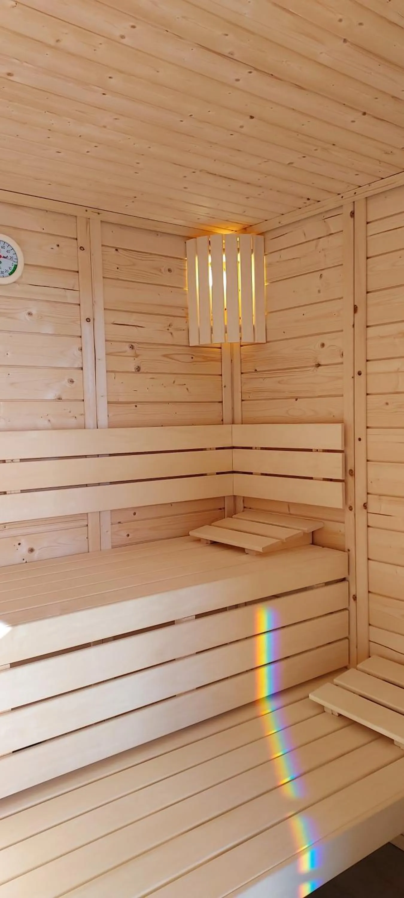 Sauna in Les Chambres d'hôtes de Kérasquer