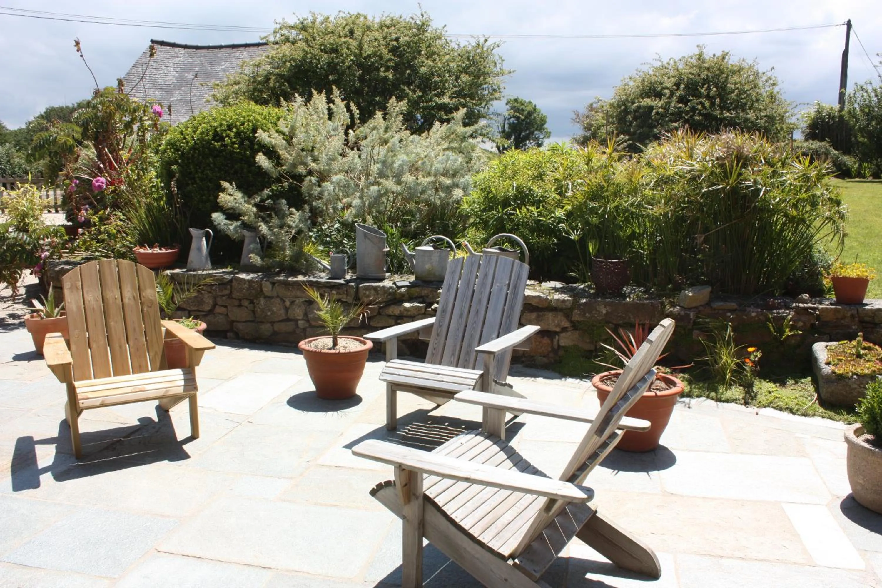 Garden in Les Chambres d'hôtes de Kérasquer
