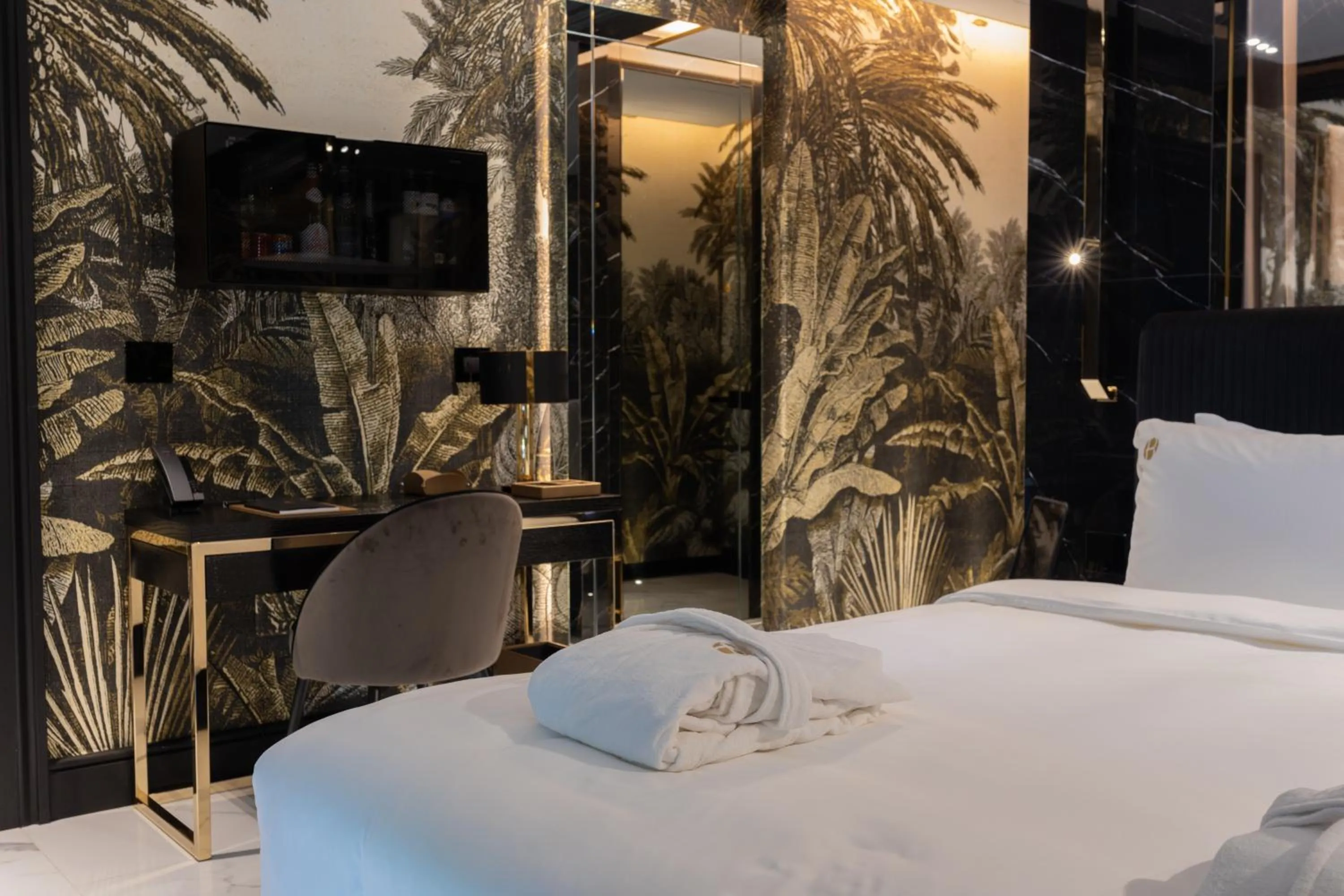 Bed in Bra Hotel Bari