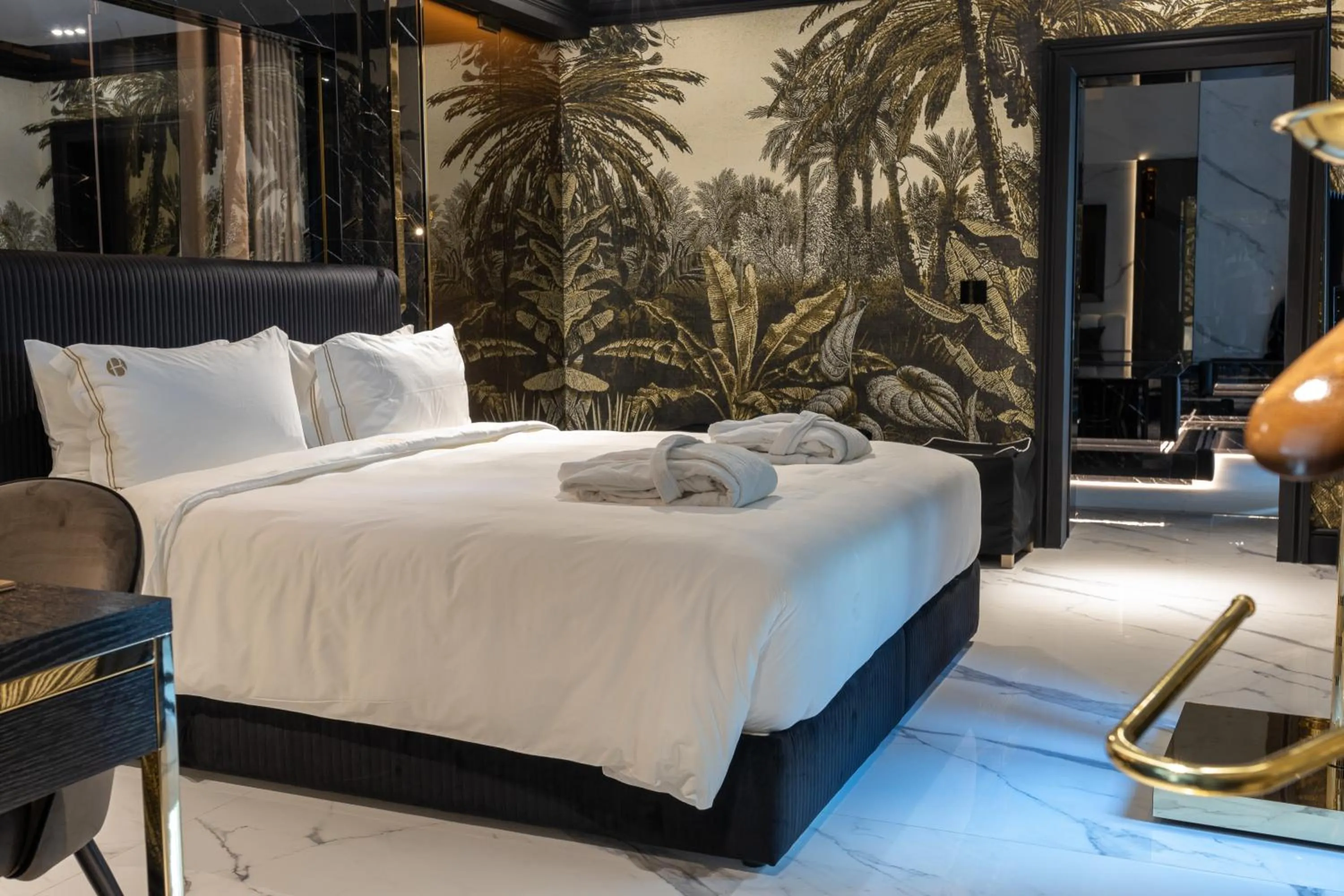 Bed in Bra Hotel Bari