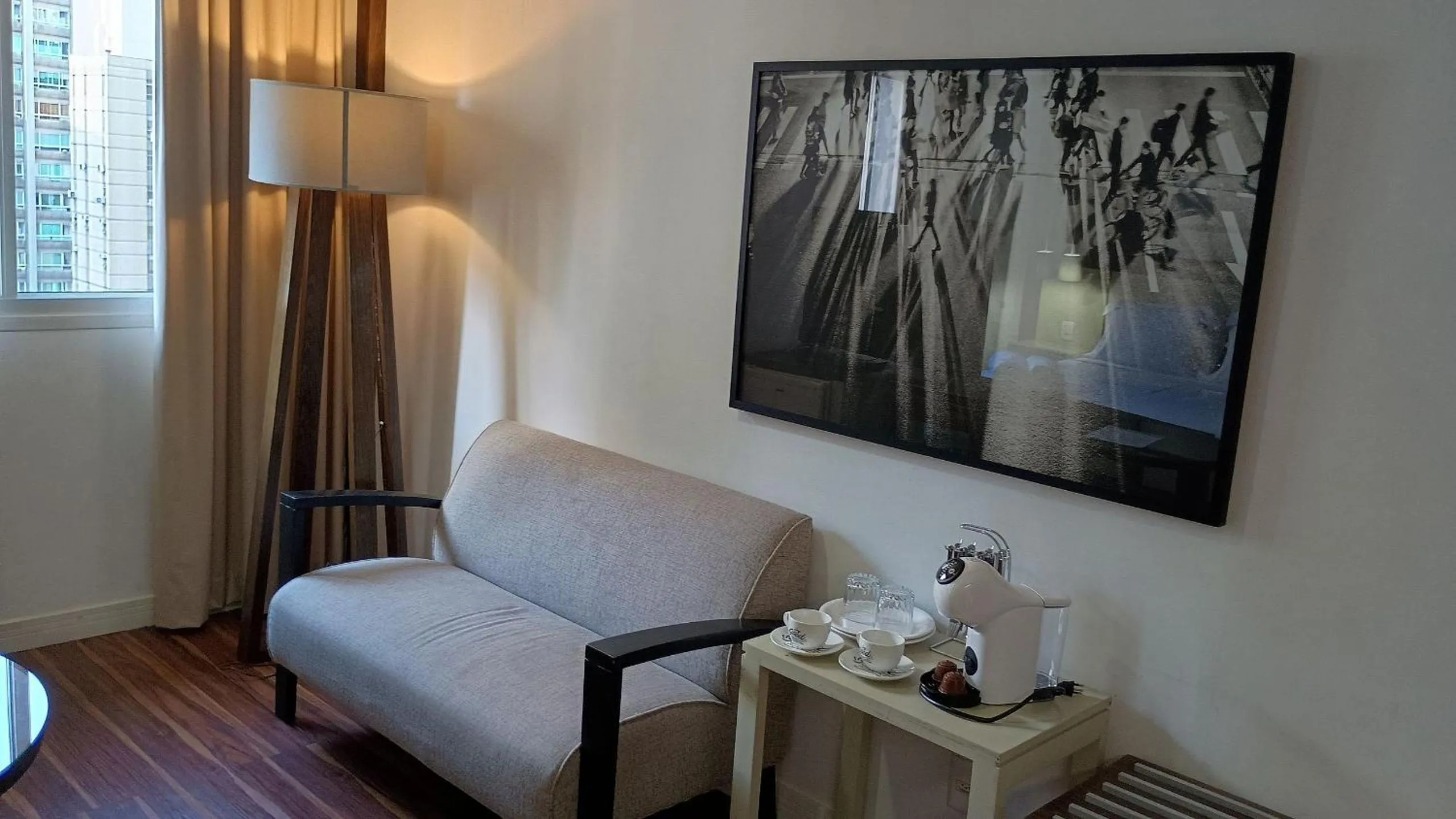 Seating area in Get a Flat 1303 - Aconchegante - Jardins