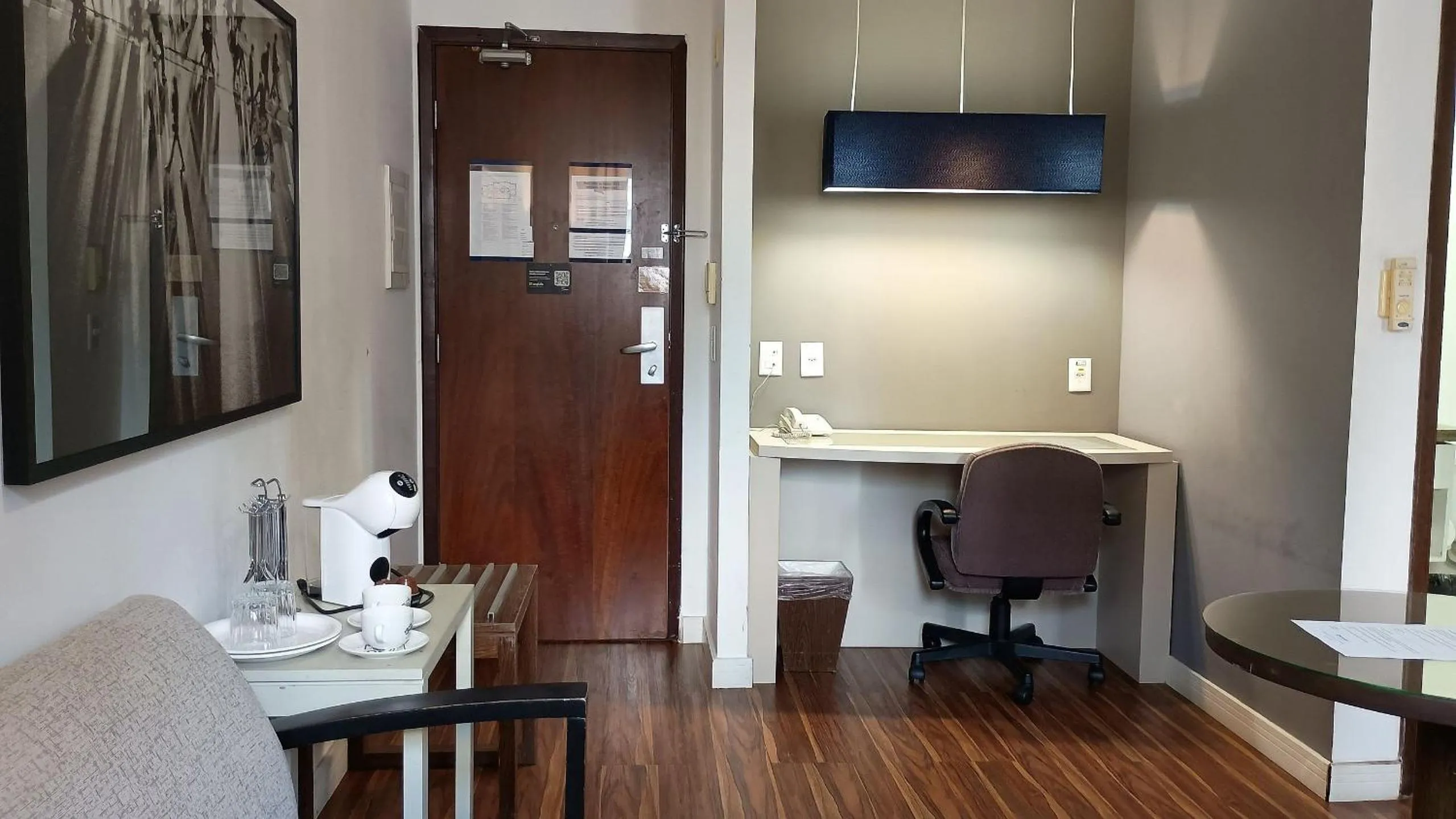 Seating area in Get a Flat 1303 - Aconchegante - Jardins