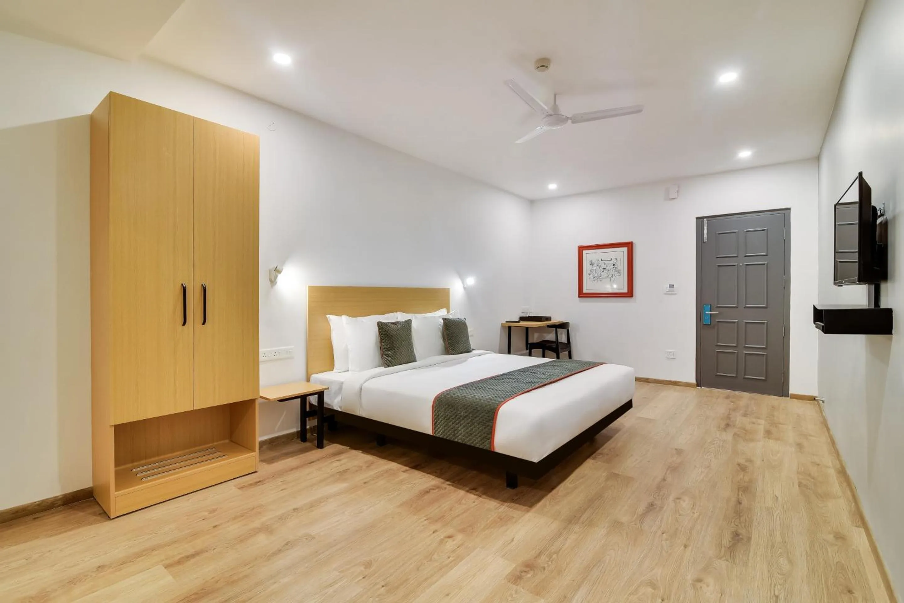 Bedroom, Bed in Townhouse Kovilambakkam