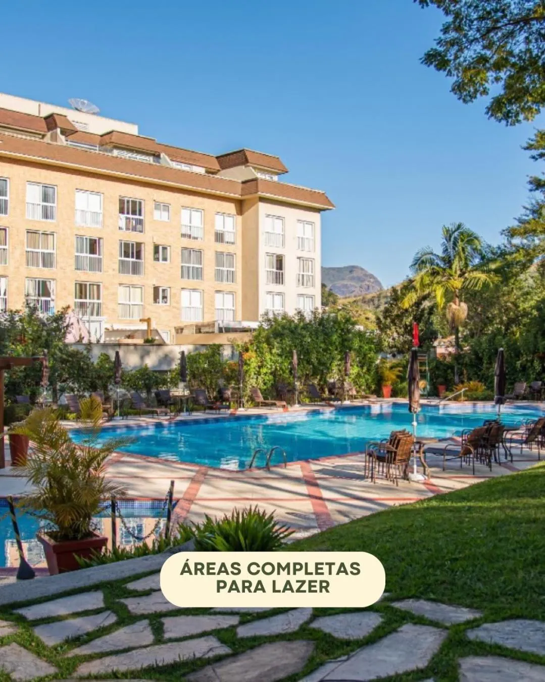 Garden view in Itaipava RJ Granja Brasil Resort