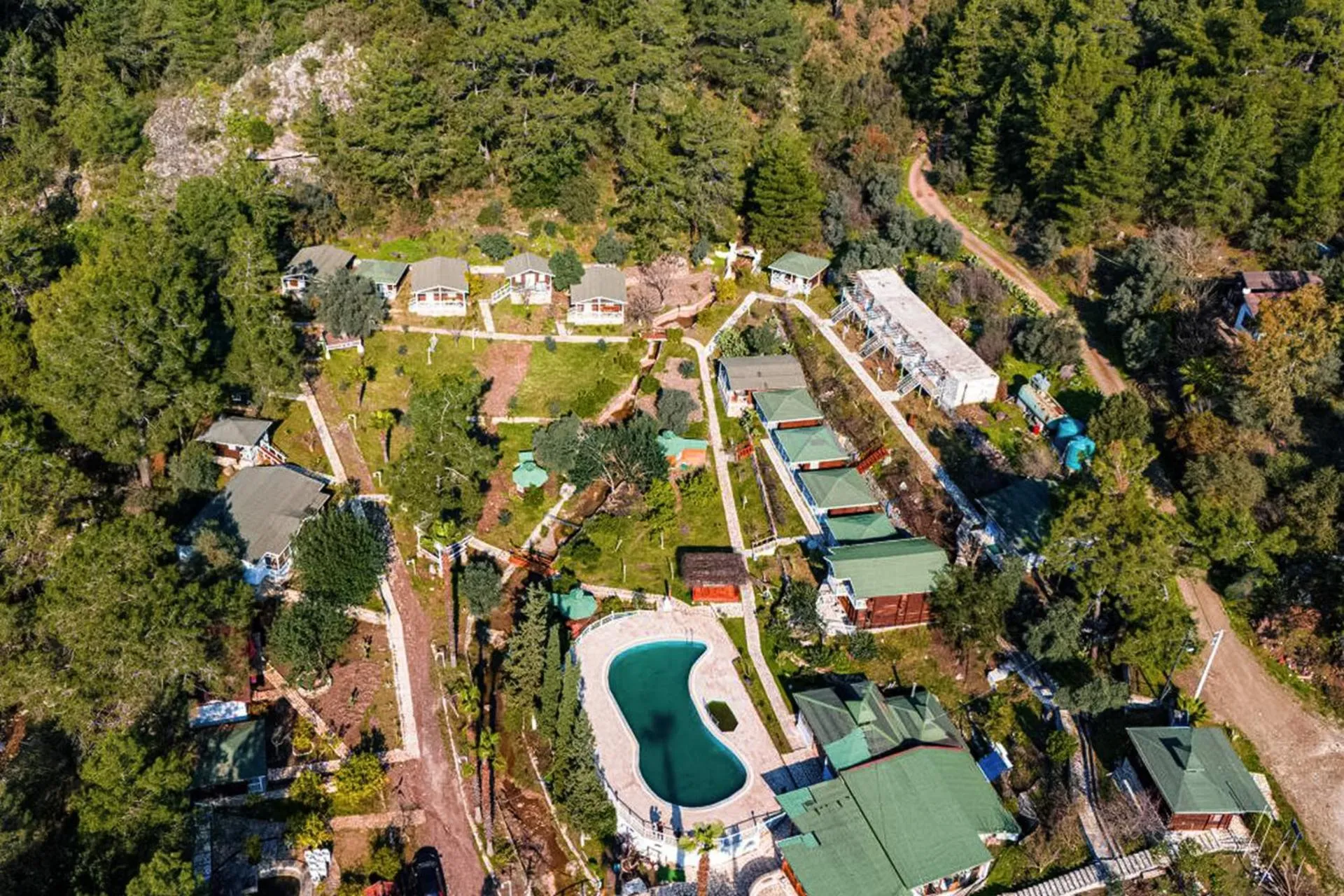 Property building in Angels Garden Hotel