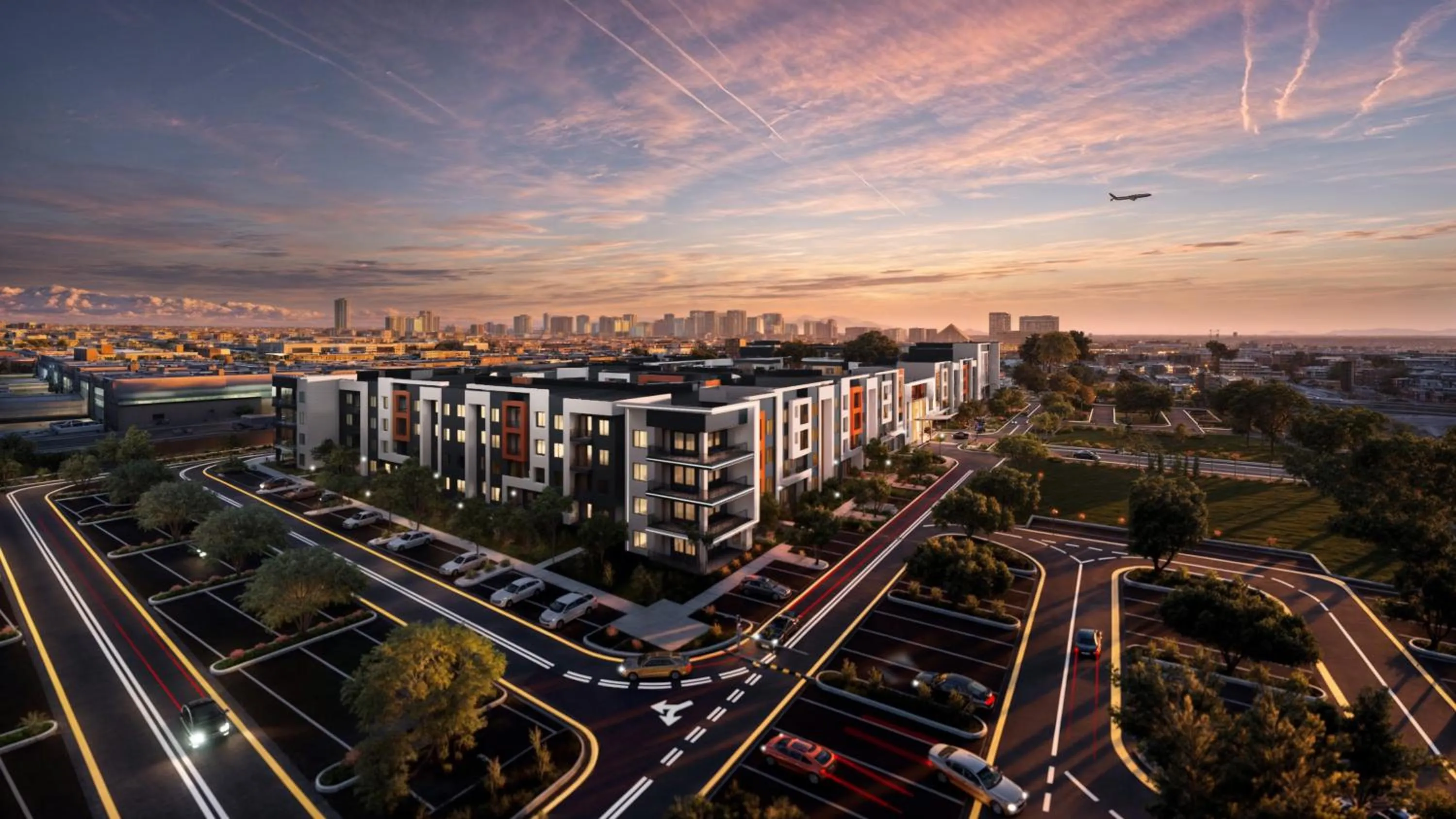 Property building in Otonomus Hotel Las Vegas