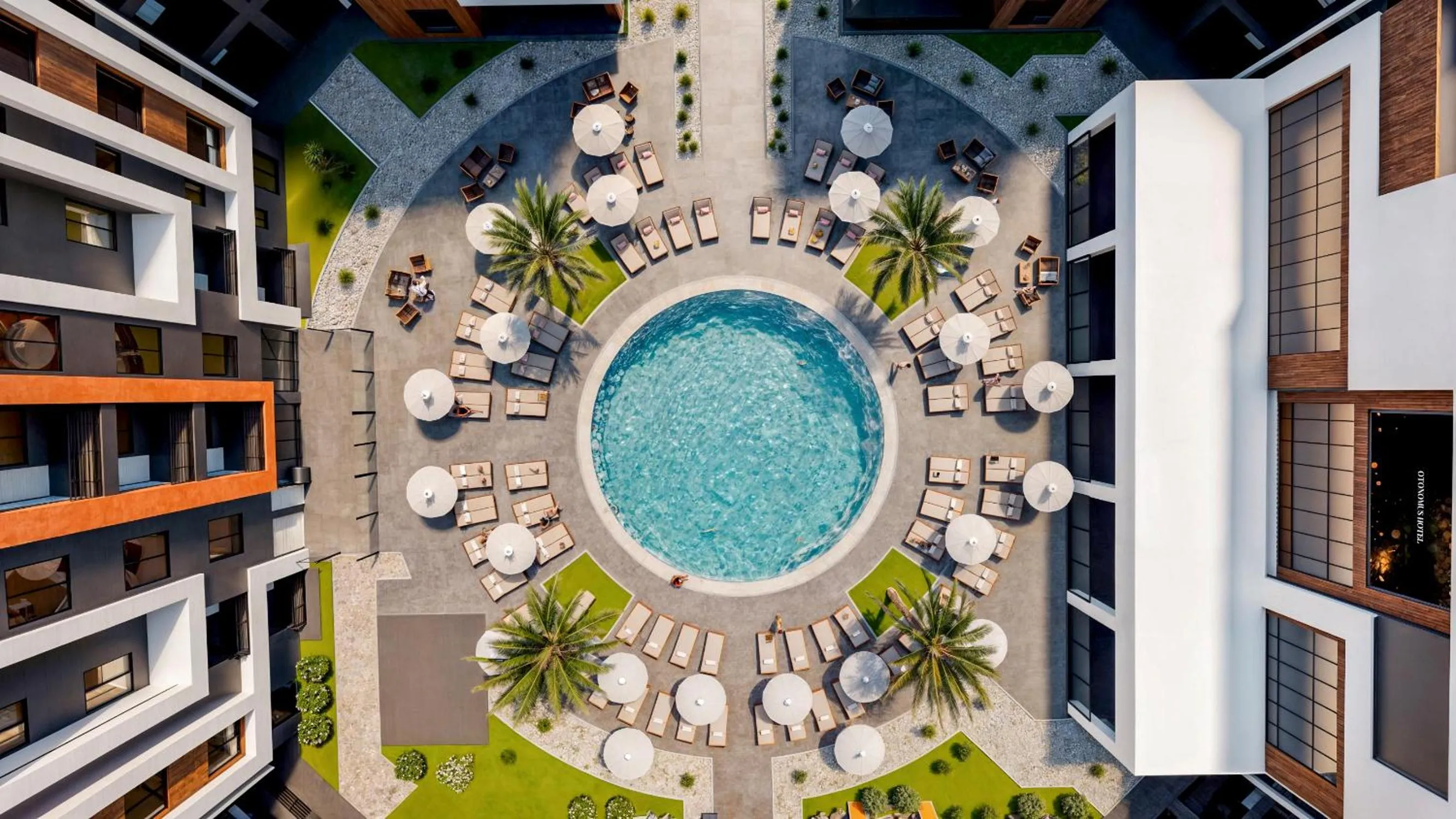 Bird's eye view in Otonomus Hotel Las Vegas