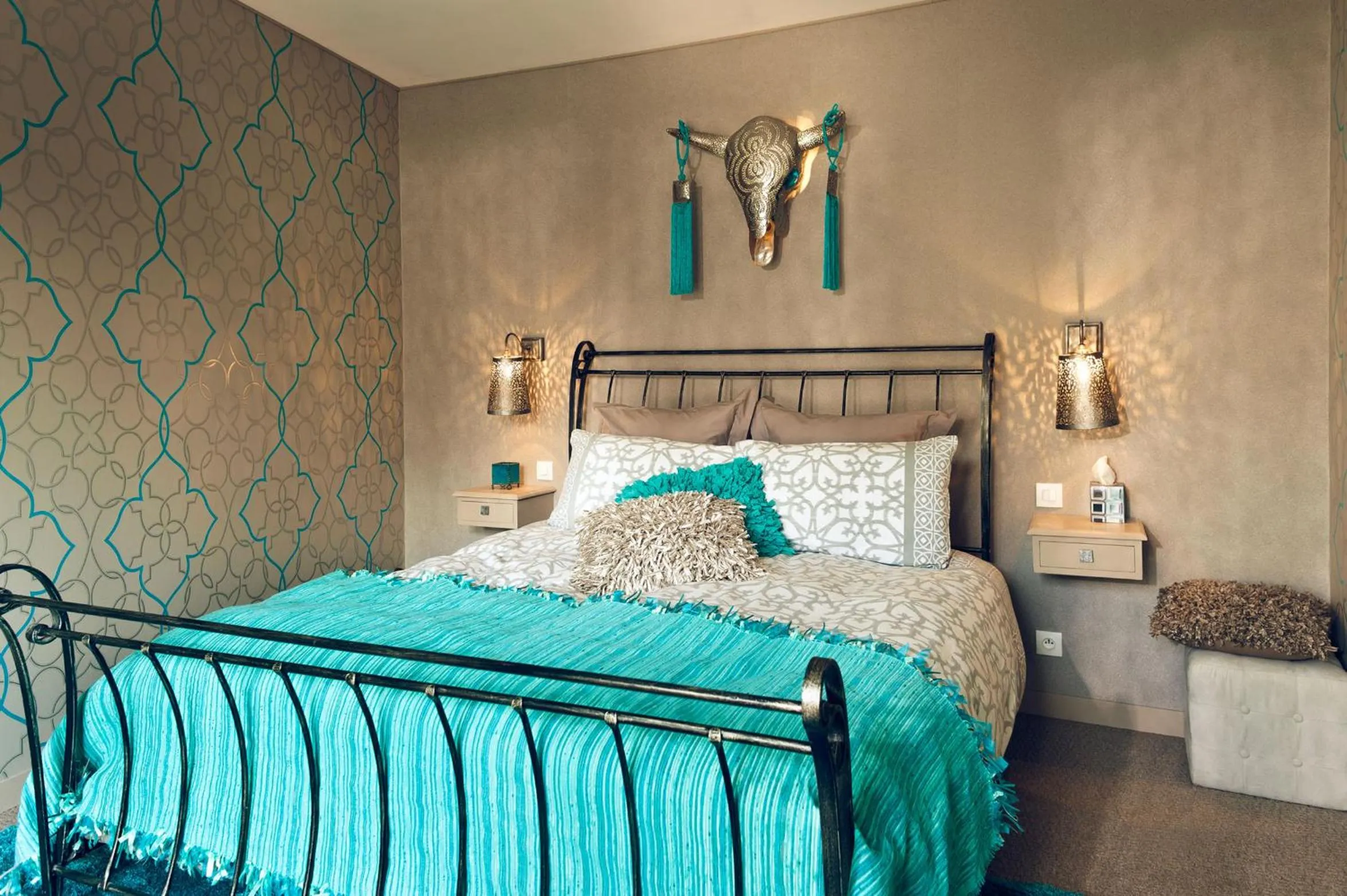 Bed in Guesthouse Kathome