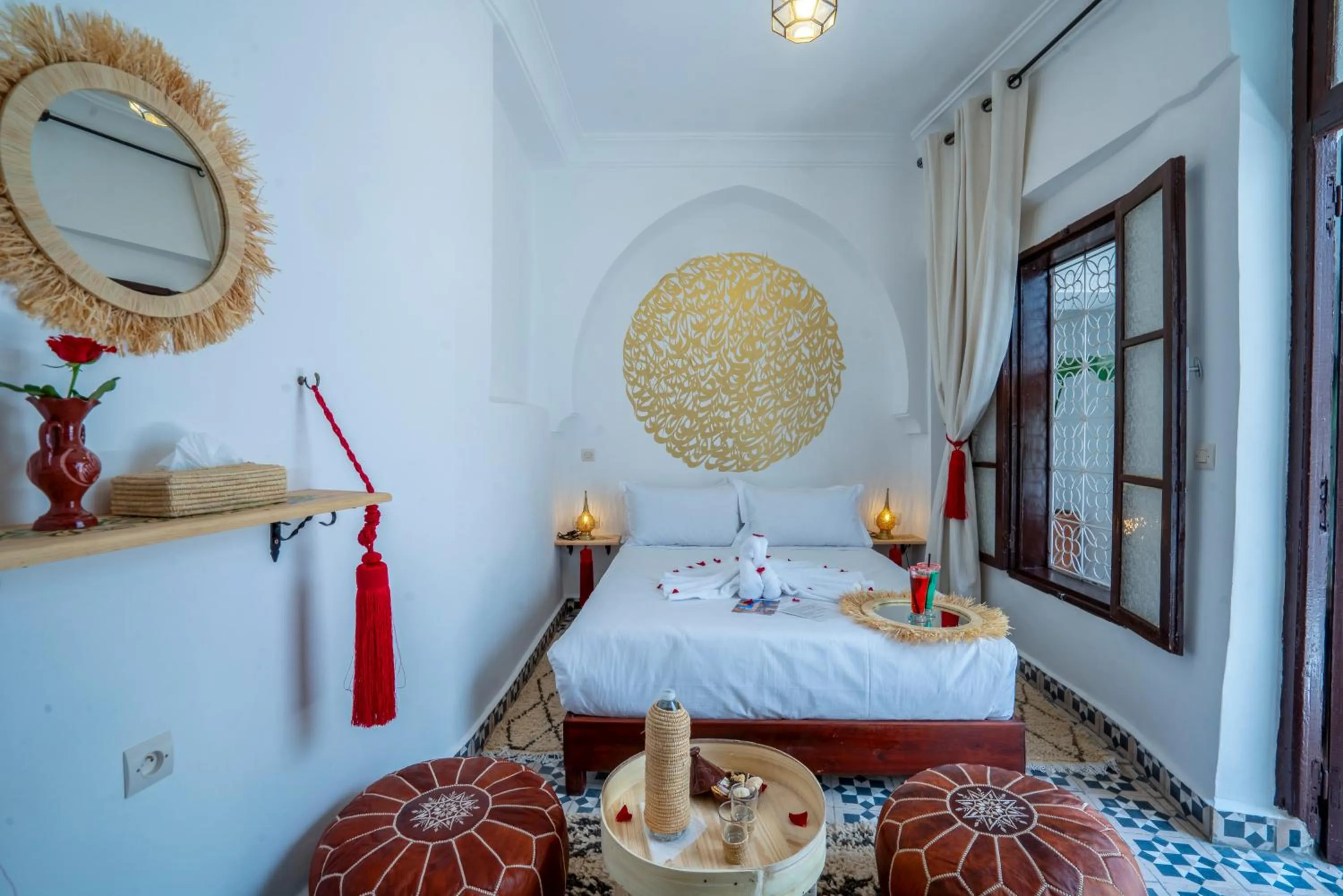 Bedroom, Bed in Riad Tzizwit Boutique Hotel & SPA