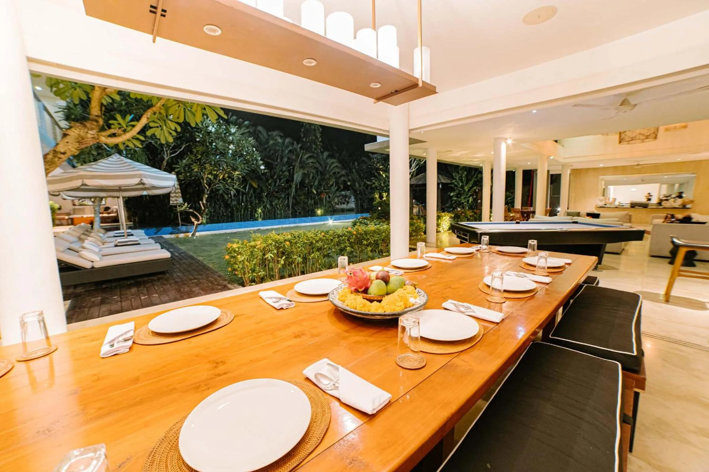 Dining area in CassaMia Bali - Spacious Luxury 5 Bedroom Villa