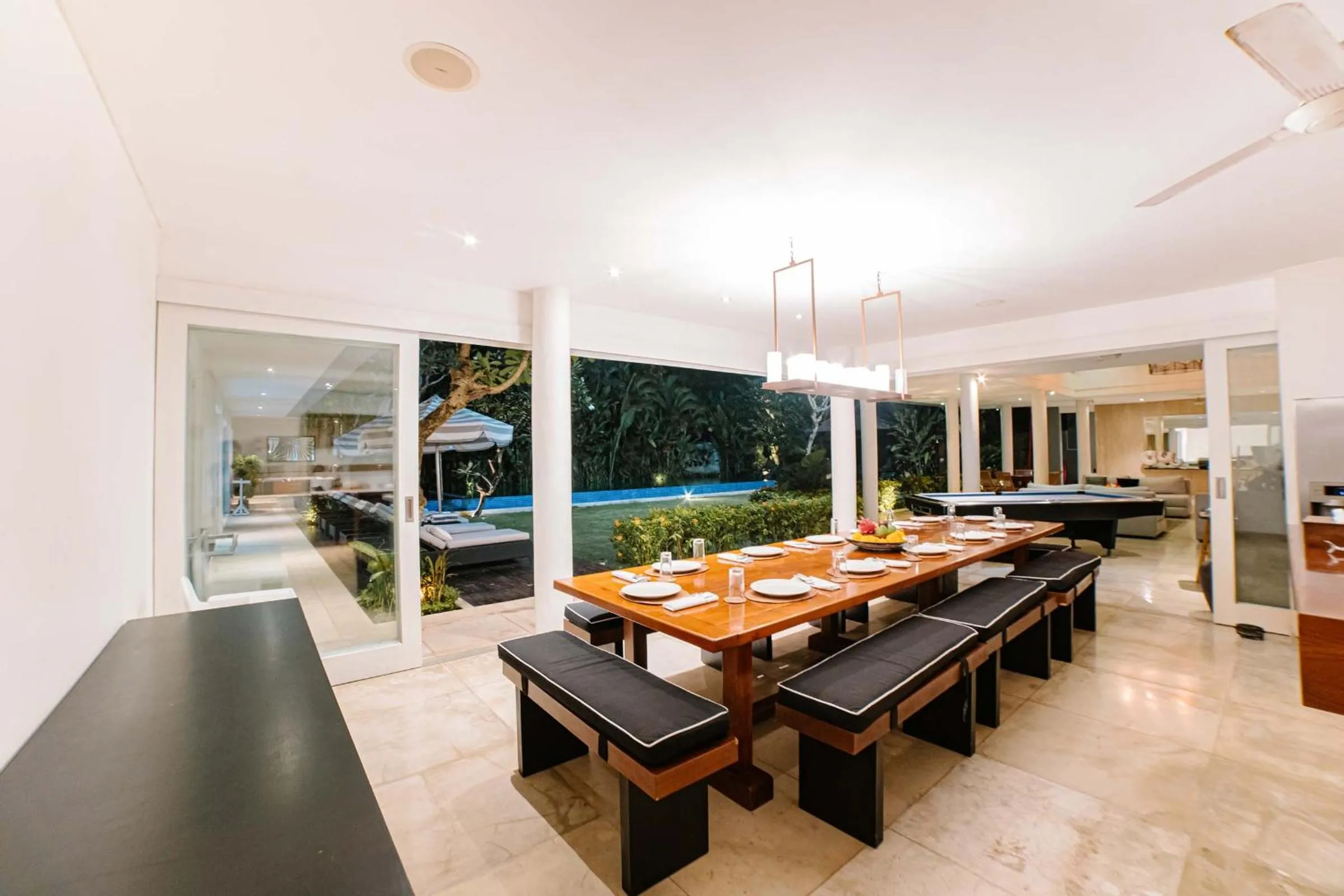 Dining area in CassaMia Bali - Spacious Luxury 5 Bedroom Villa