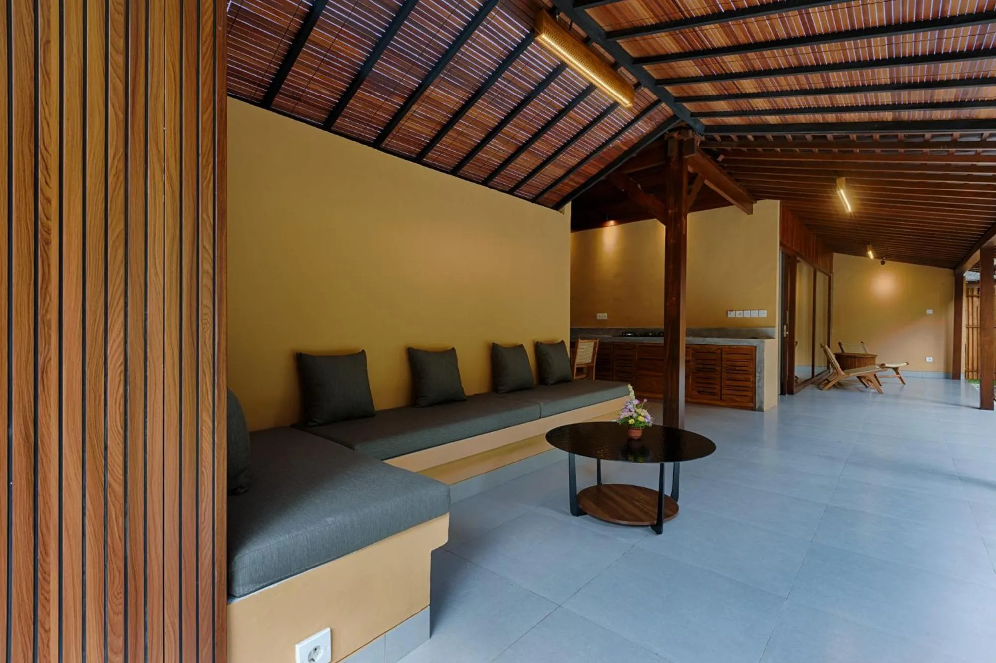 Seating area in Samkhya Villas - Free 1x Floating Breakfast or Minibar
