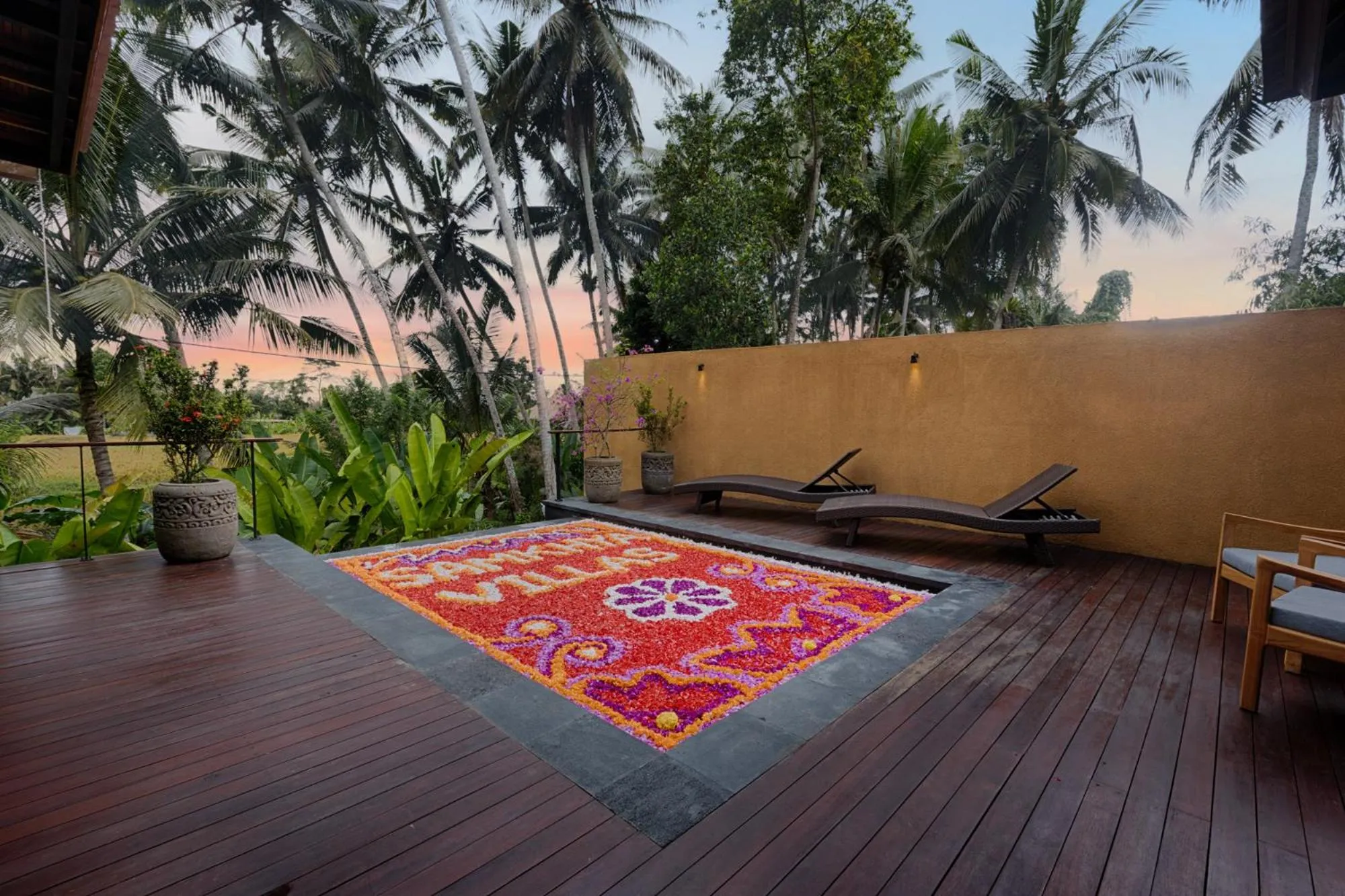 Swimming pool in Samkhya Villas - Free 1x Floating Breakfast or Minibar