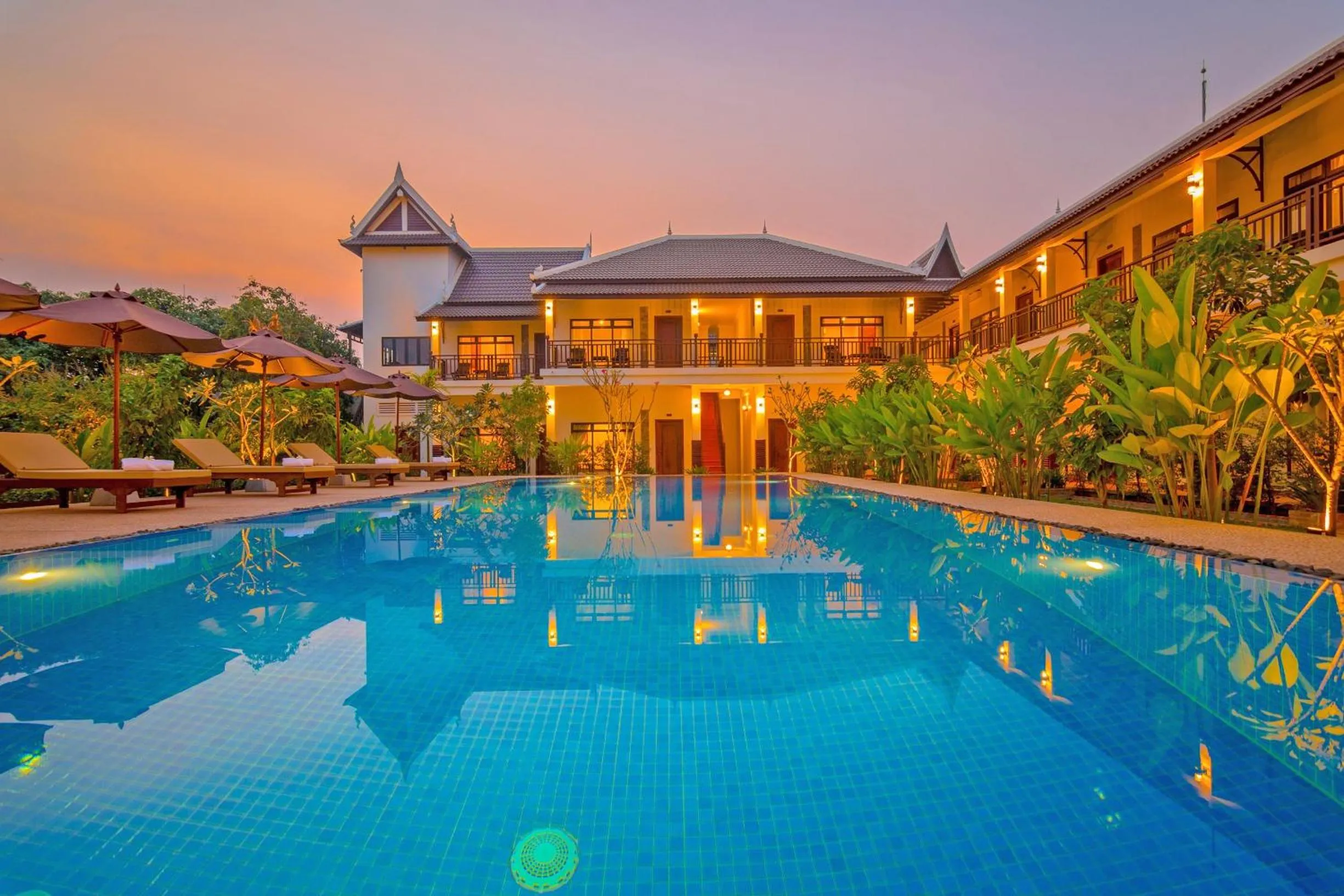 Swimming pool in Villa Phum Khnar