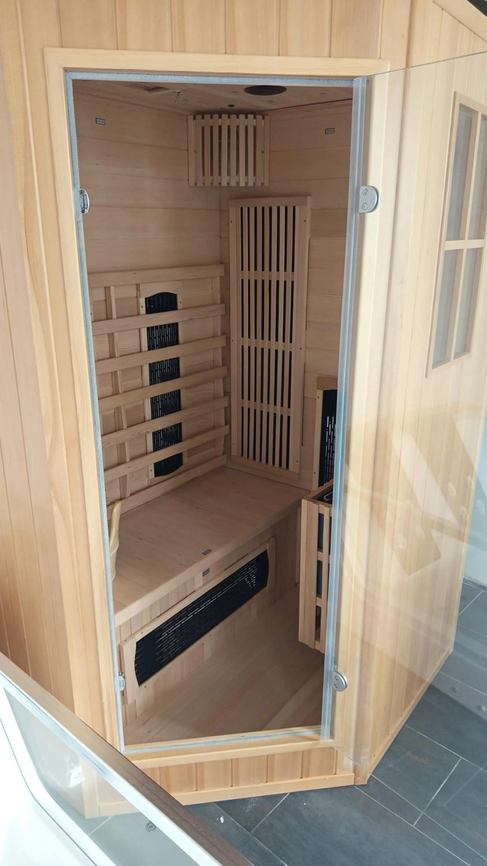 Sauna in ToviMar Apartments