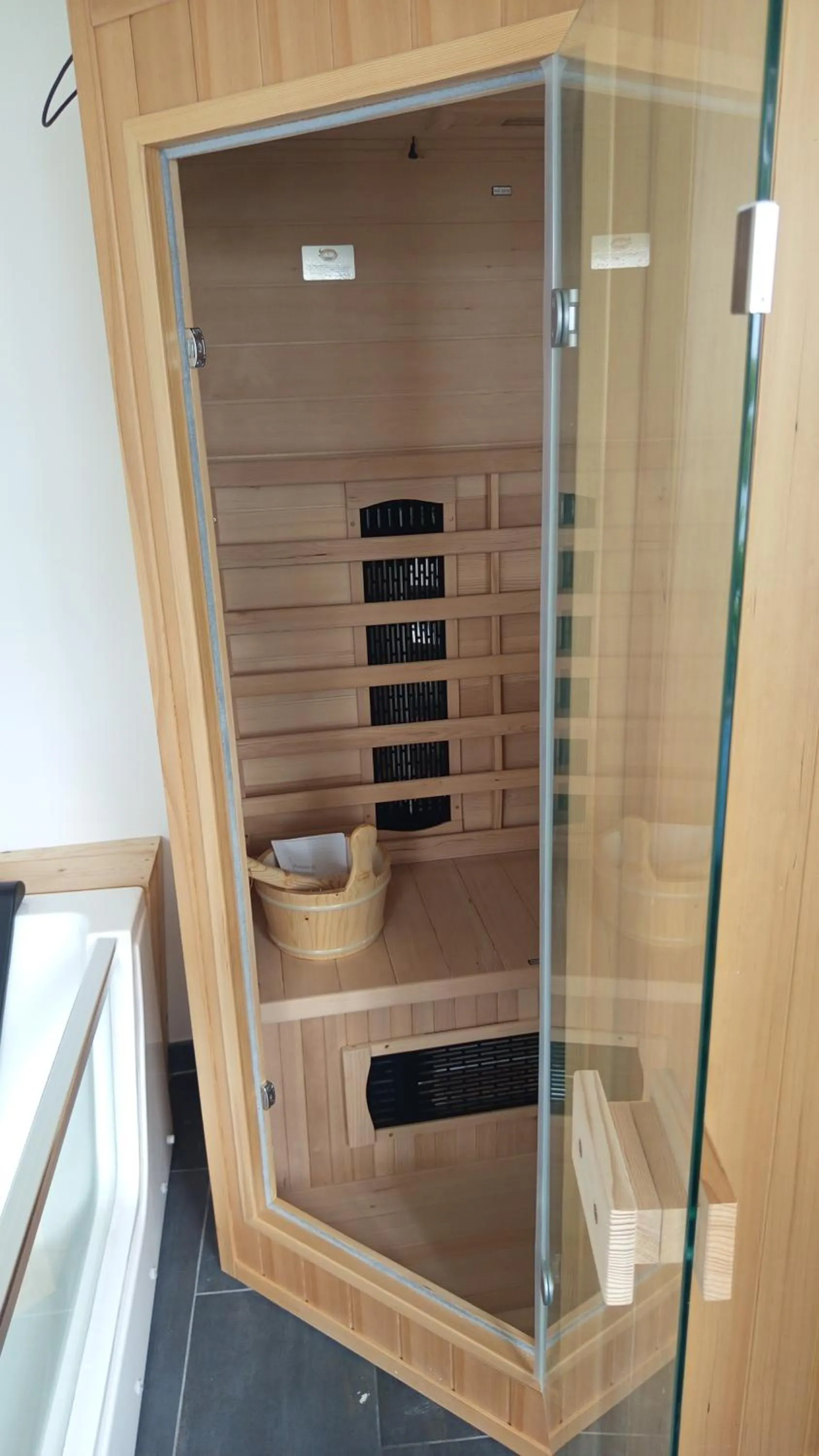 Sauna in ToviMar Apartments