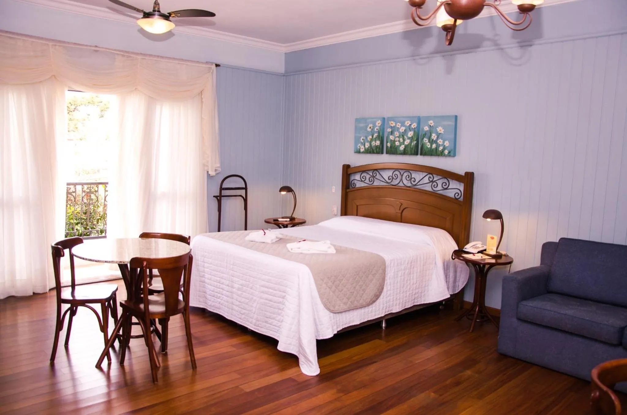 Bed in Hotel Villa Michelon