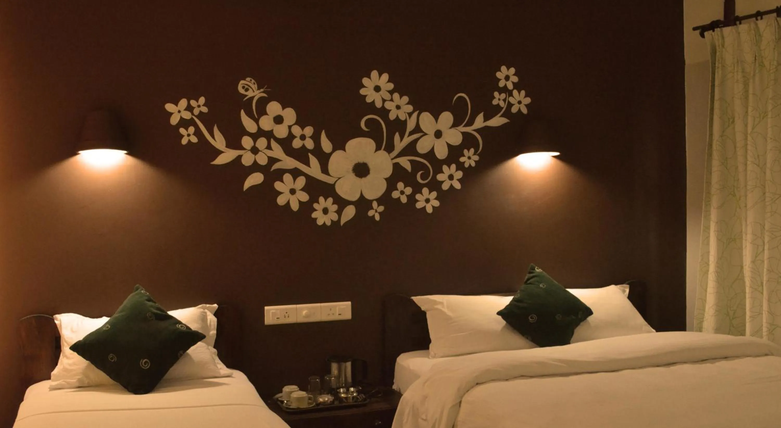 Bedroom, Bed in River View Jungle Camp