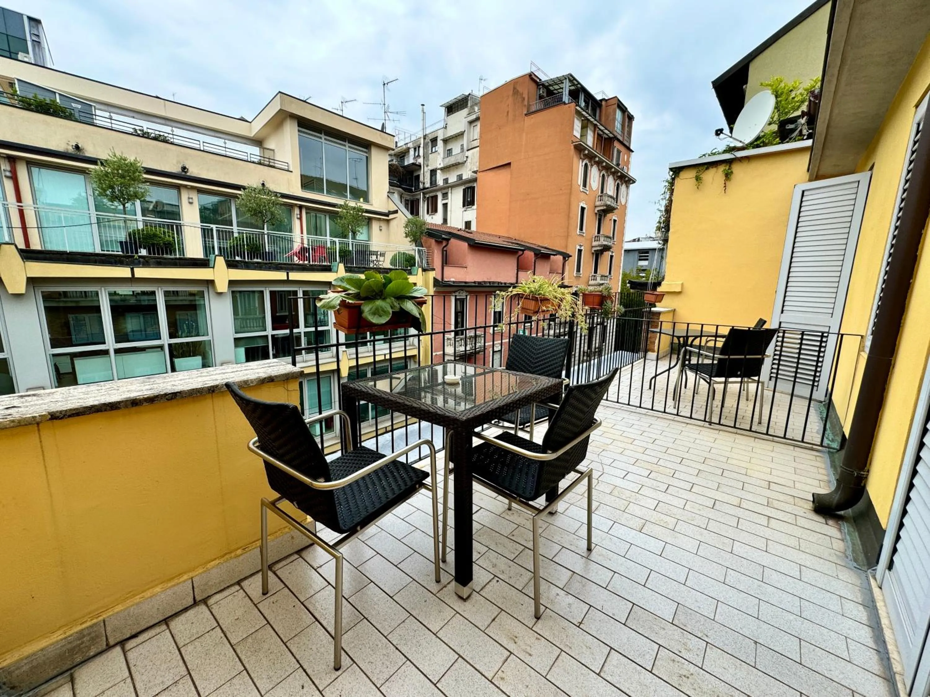 Balcony/Terrace in Hotel Parma