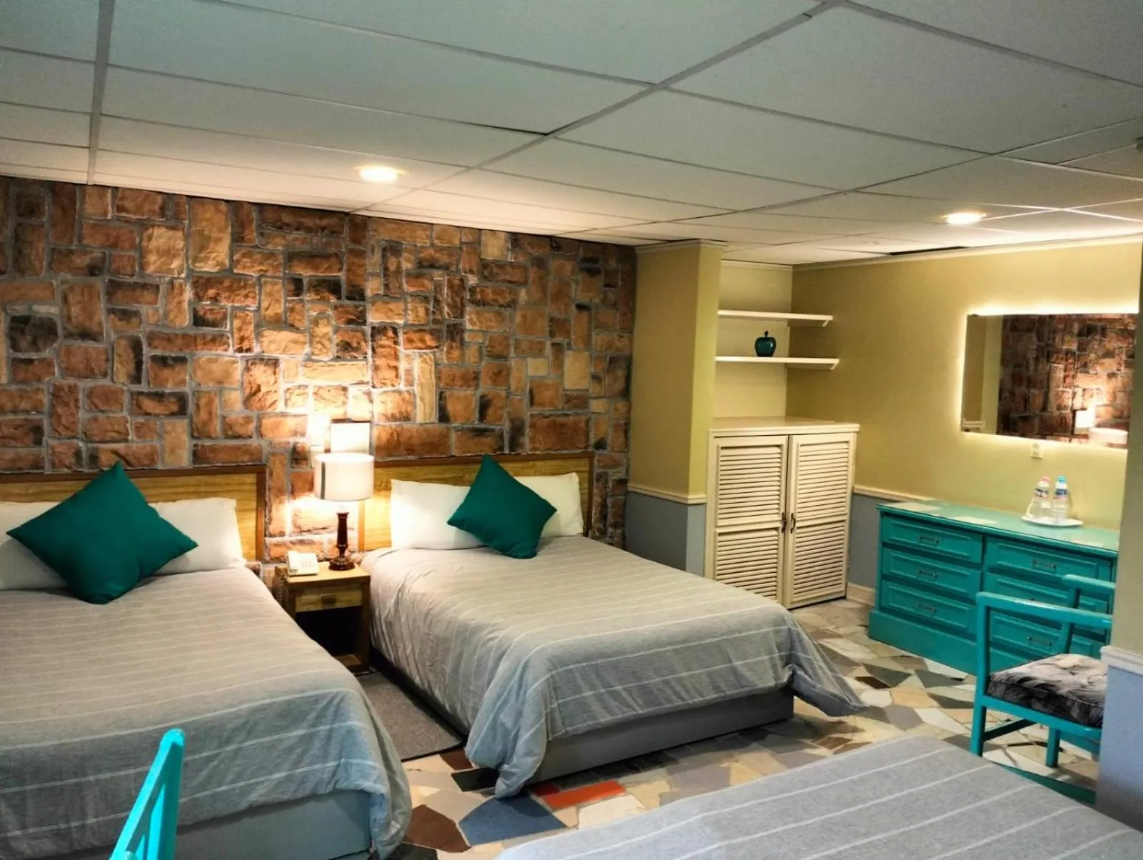 Bed in Hotel Cuellar