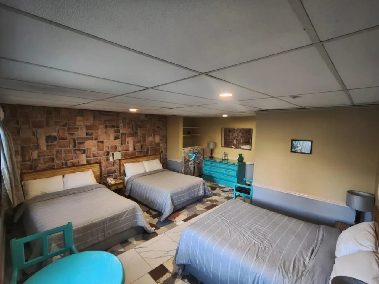 Bed in Hotel Cuellar