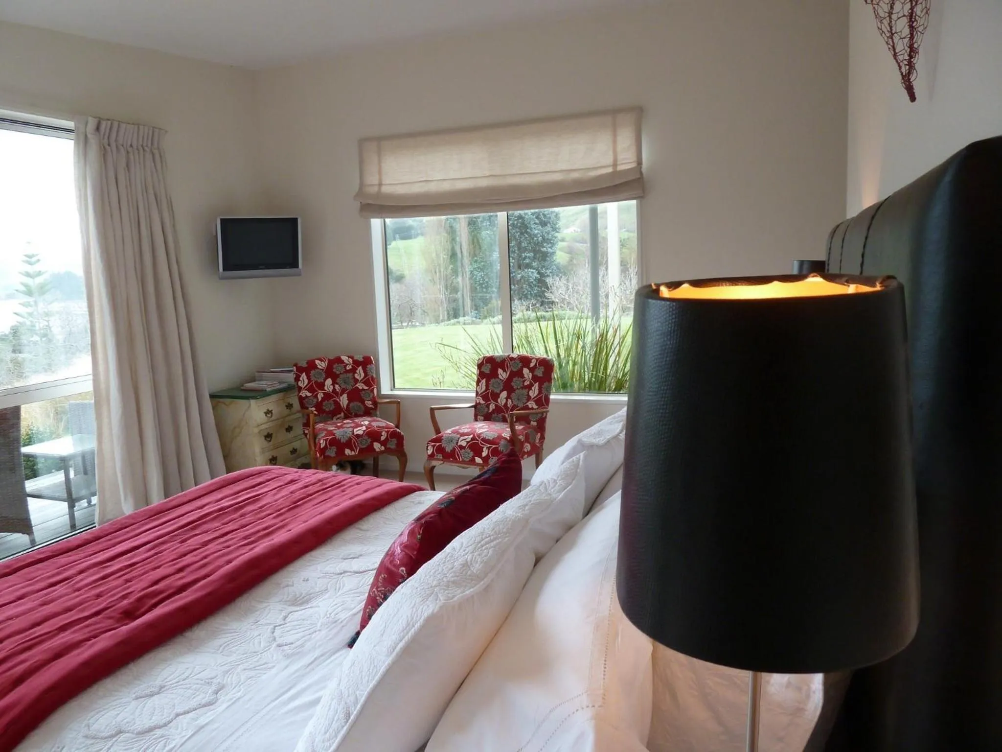 Bed in L'abri Bed and Breakfast