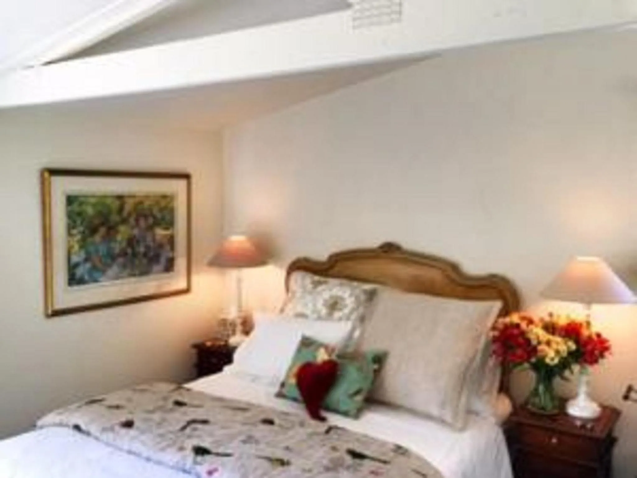 Bed in L'abri Bed and Breakfast