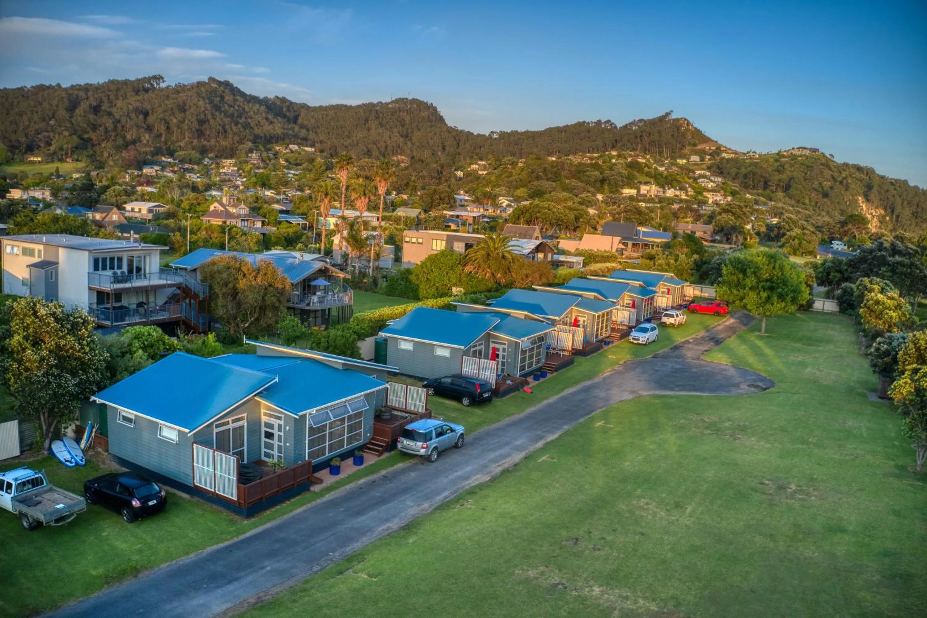 Patio in Hahei Beach Resort