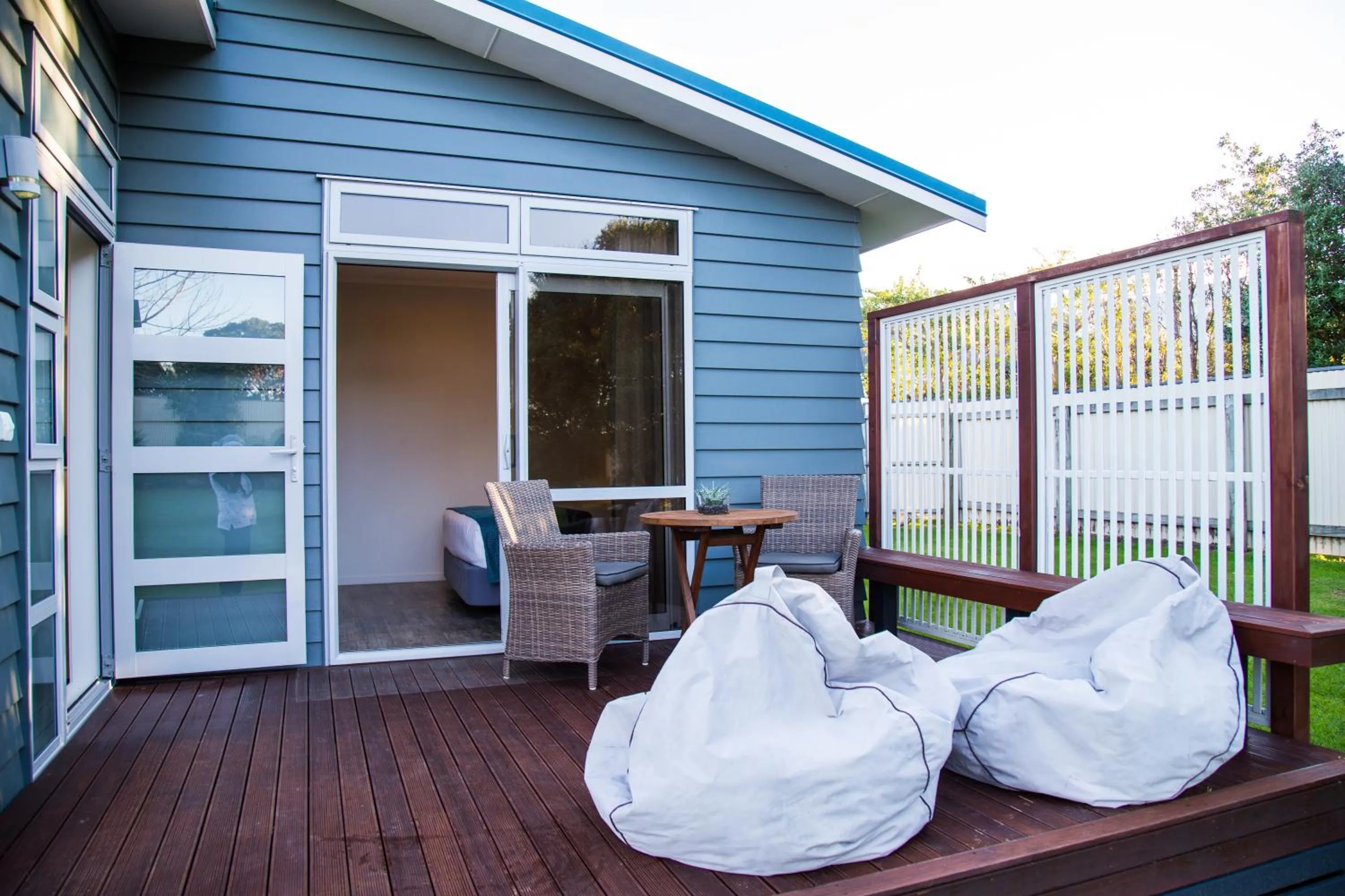 Patio in Hahei Beach Resort