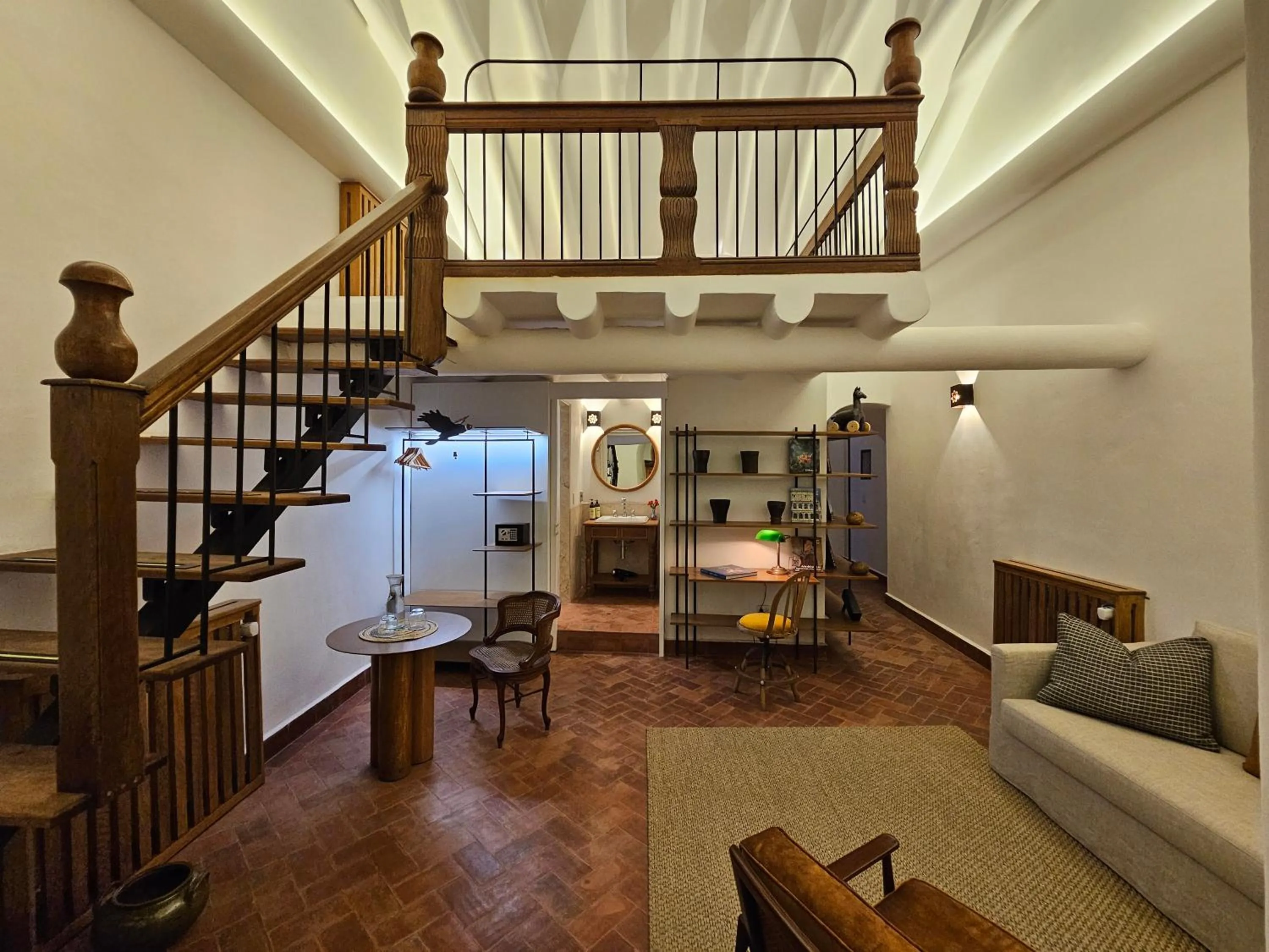 Seating area in Casa Clara by Ananay Hotels