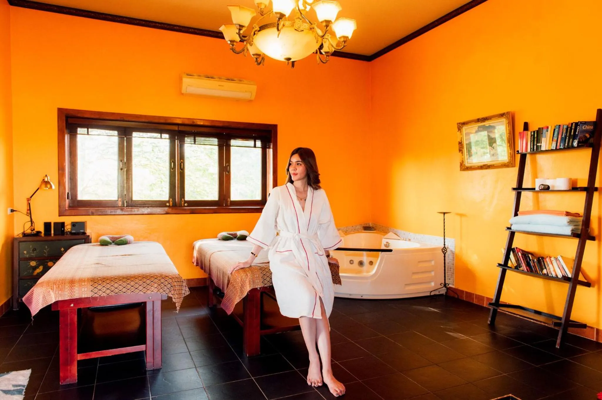 Bed in Nakara Villas & Glamping Udon Thani