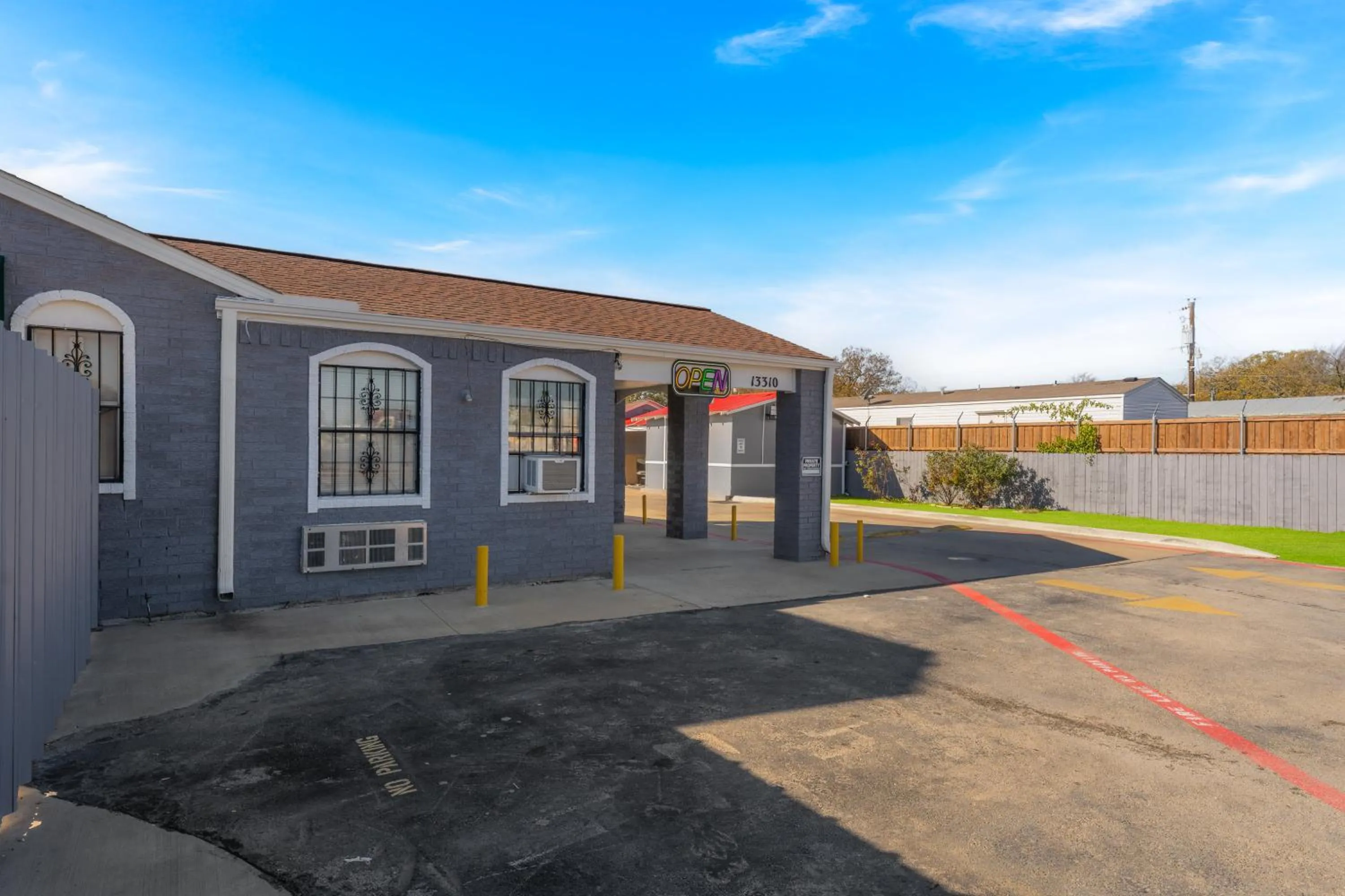 Property building in Golden Inn Dallas by Hotel O