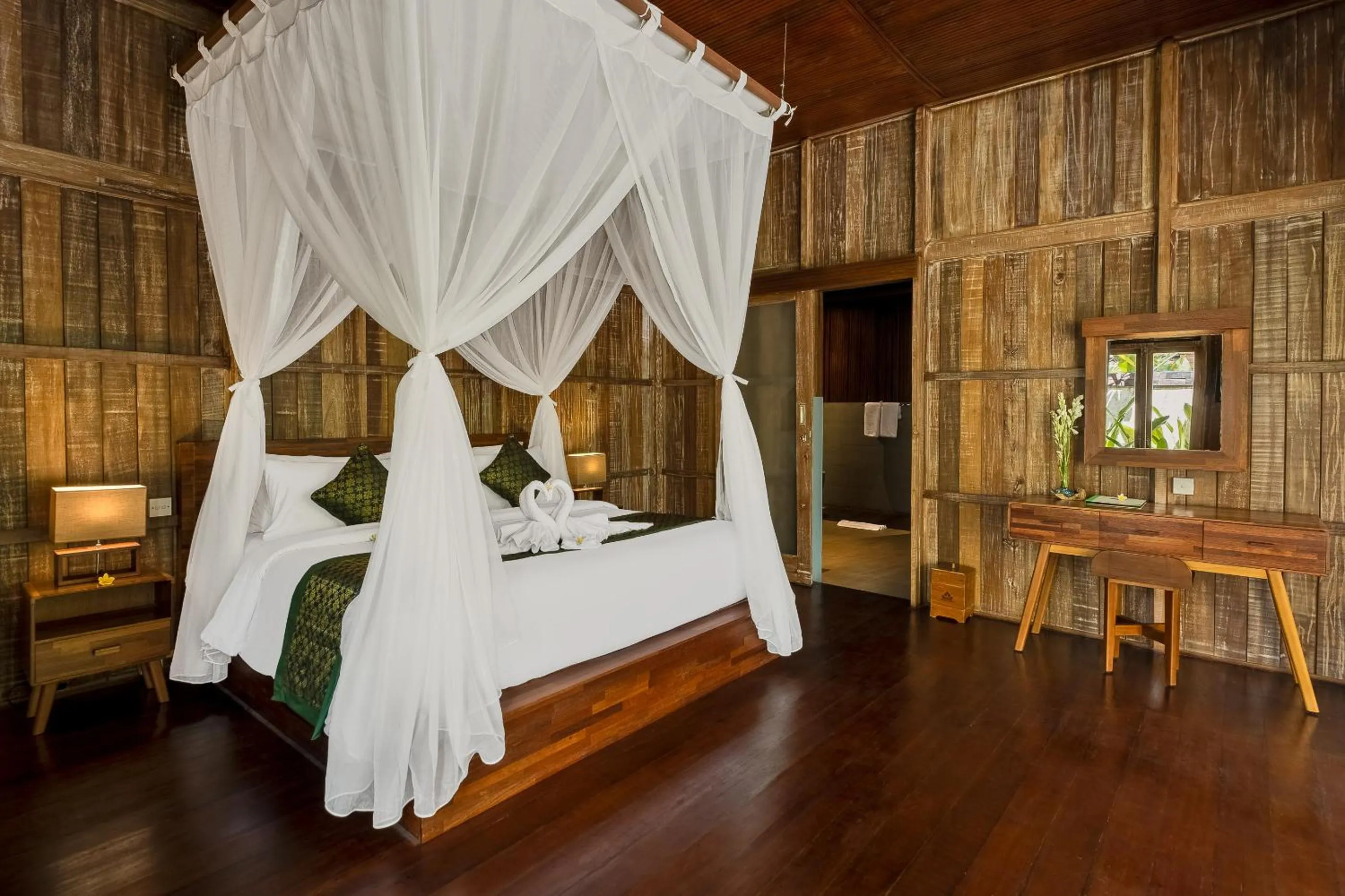 Bed in The Ulon Ubud Villa