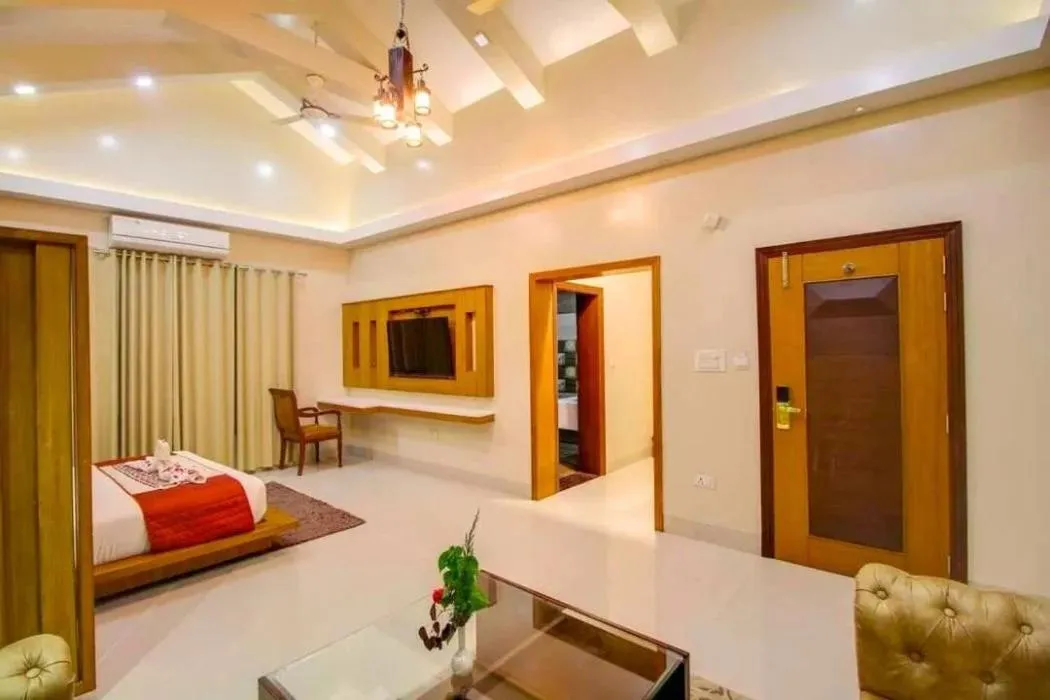 Photo of the whole room, Bed in Maulik Mansion Resort