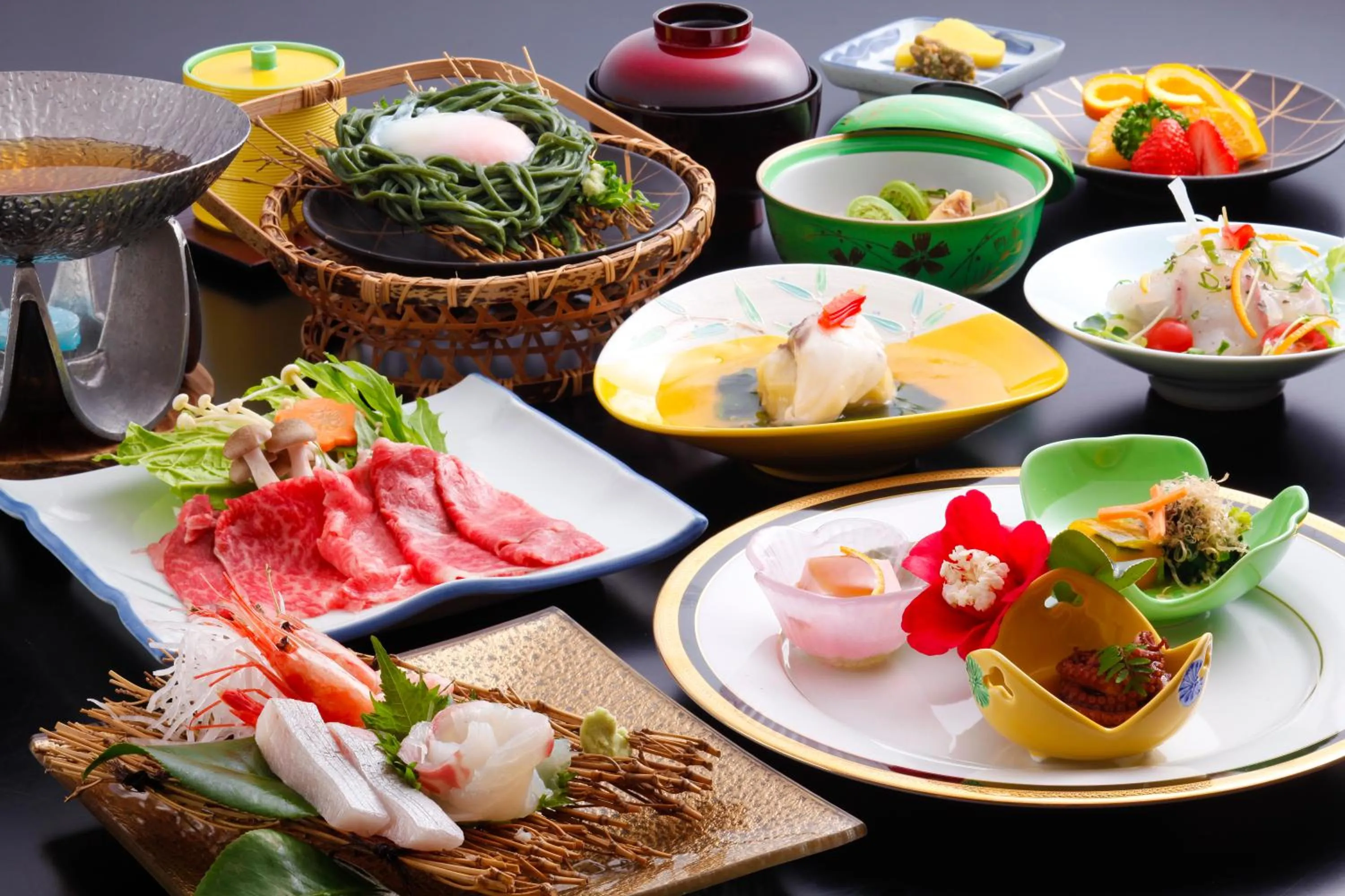 Dinner in 城崎温泉 旅館 つばき乃 - Kinosaki Onsen Ryokan Tsubakino