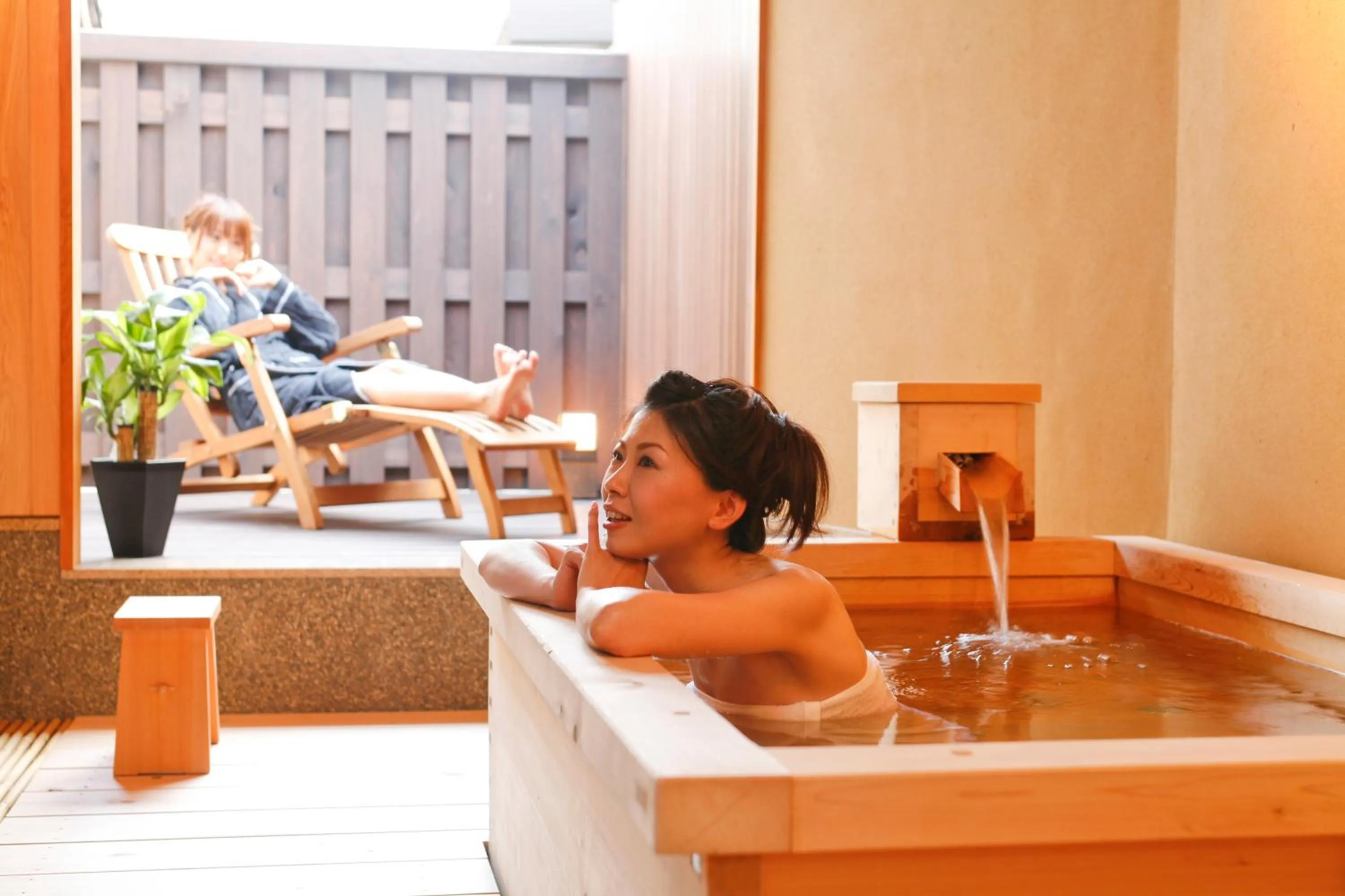 Hot Spring Bath in 城崎温泉 旅館 つばき乃 - Kinosaki Onsen Ryokan Tsubakino