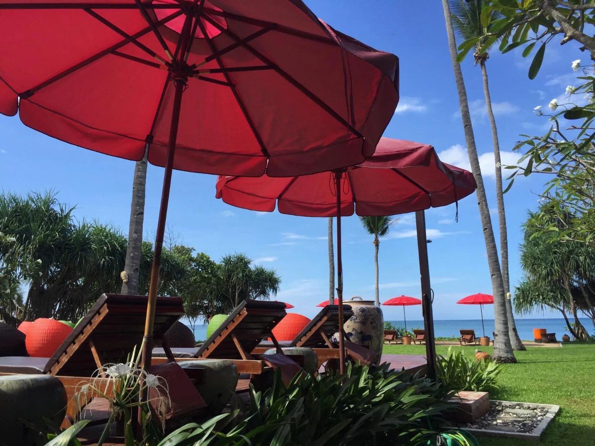 Patio in Baan Thai Lanta Resort
