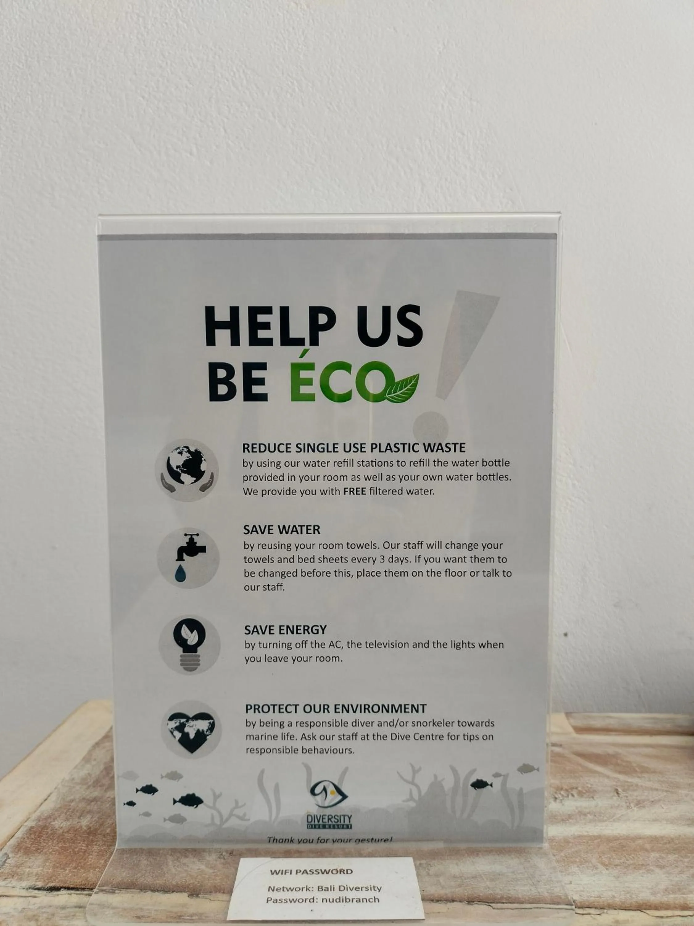 Property logo or sign in Bali Diversity Dive Resort