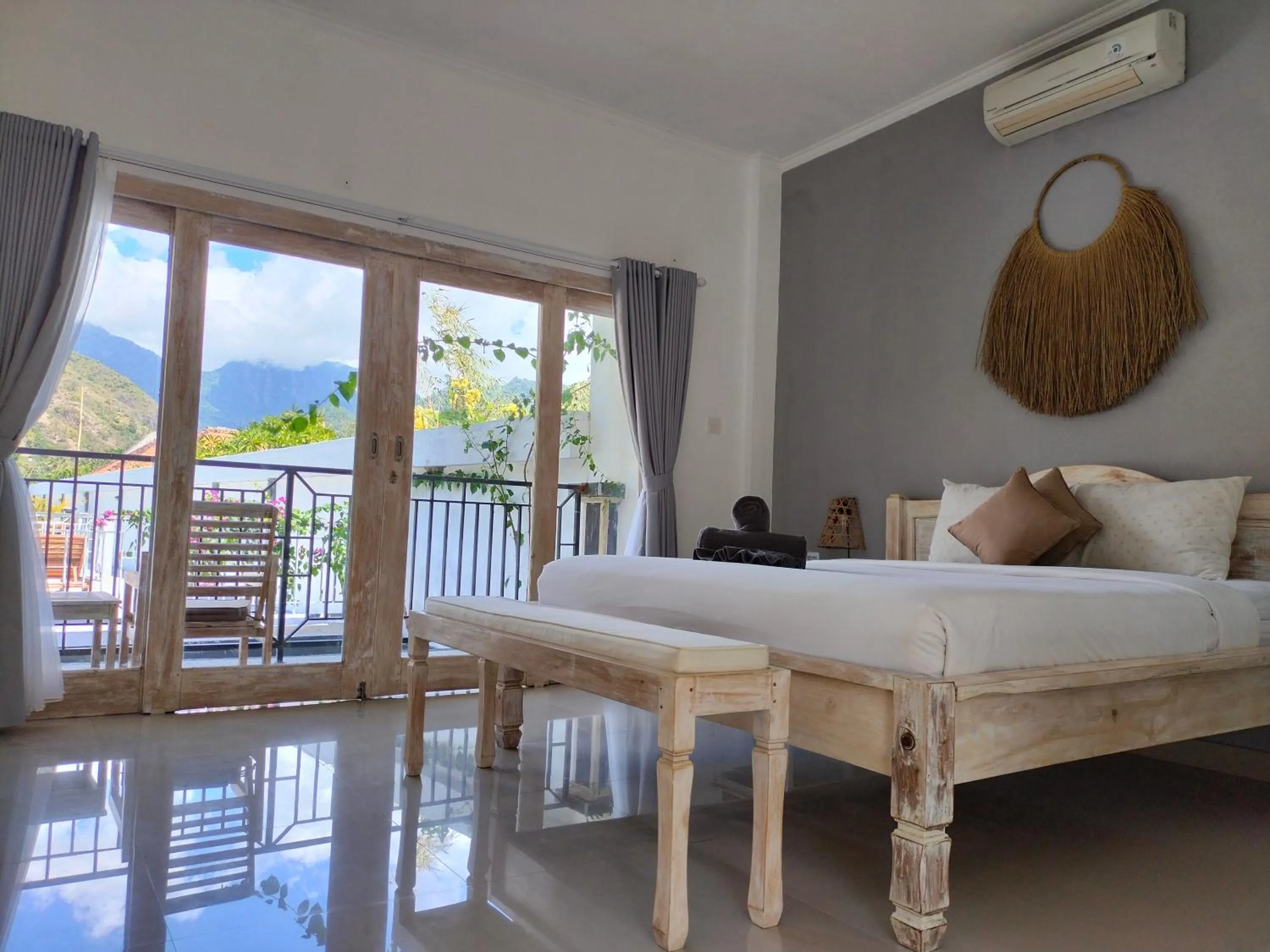 Bed in Bali Diversity Dive Resort