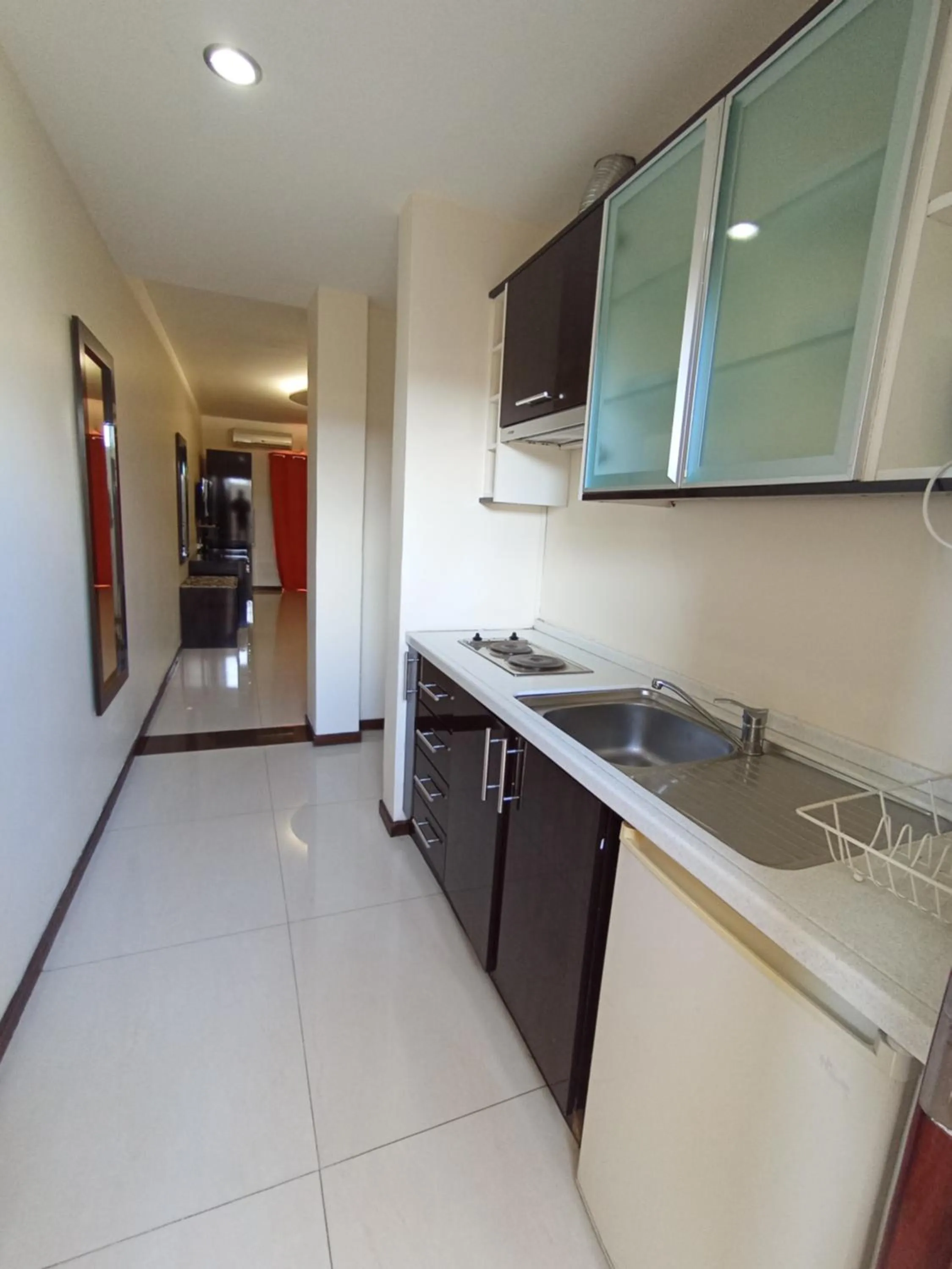 Kitchen or kitchenette in Pensao Martins